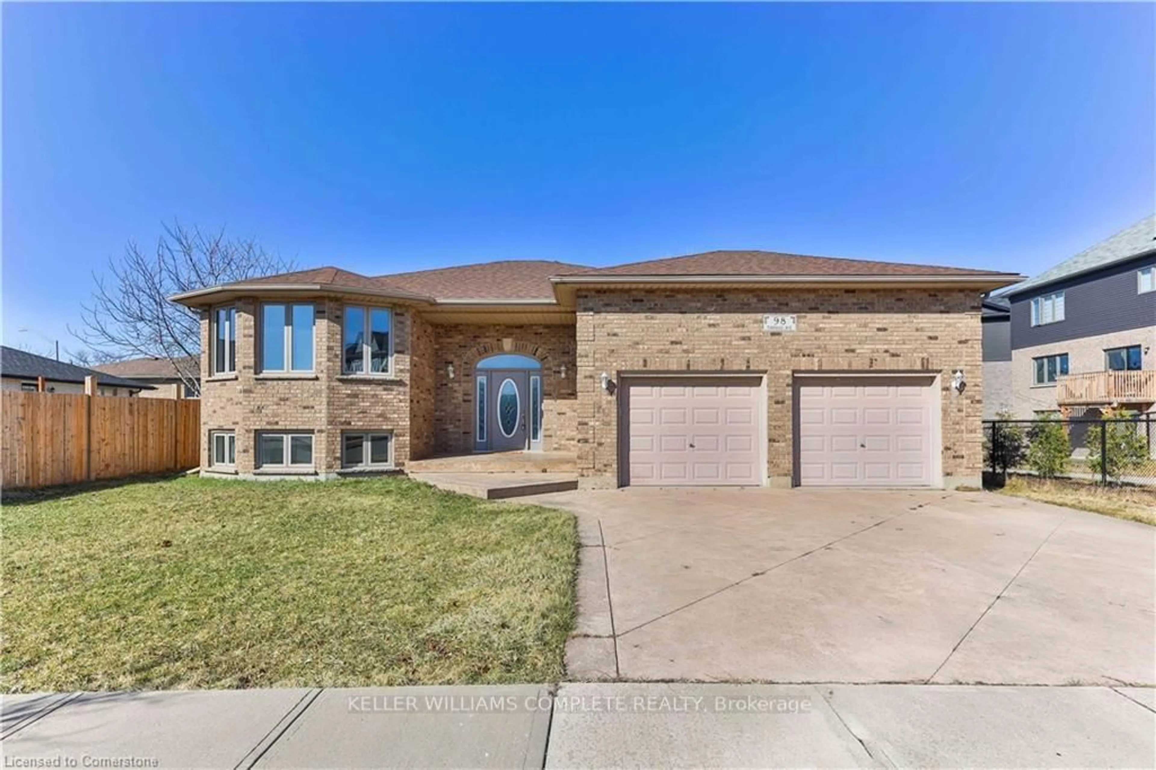 Home with brick exterior material, street for 98 THOMAS Ave, Brantford Ontario N3S 7V4