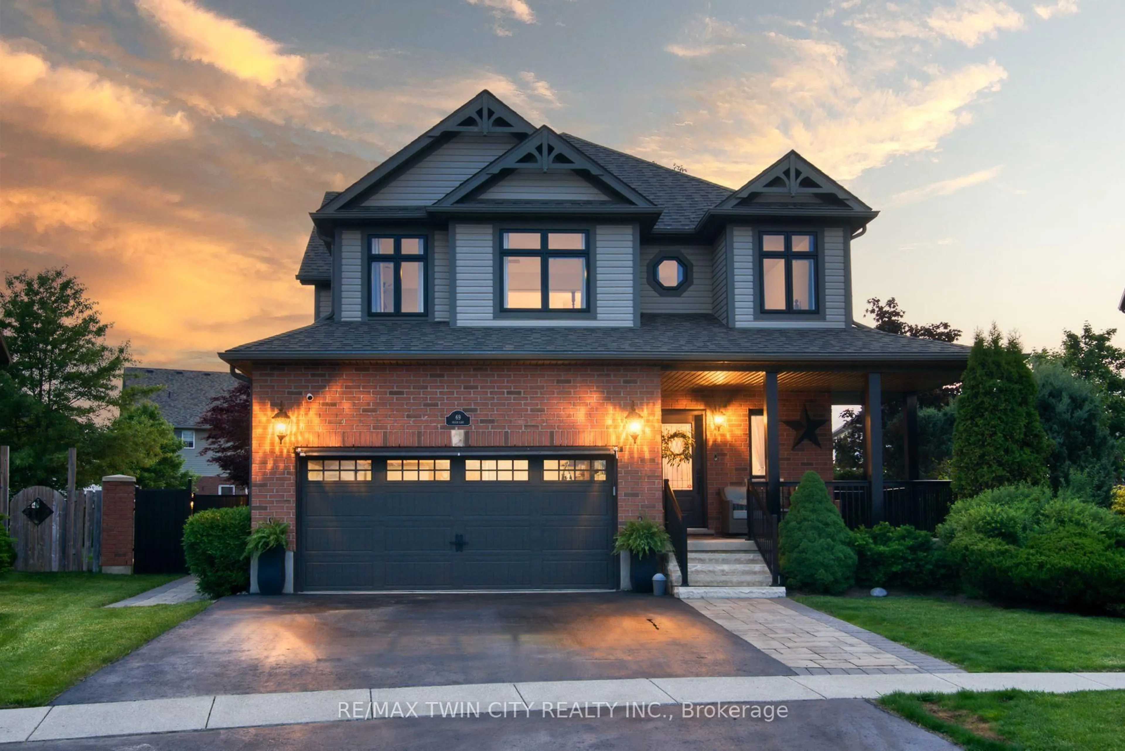 Home with brick exterior material, street for 69 Oesch Lane, Wilmot Ontario N3A 4L3
