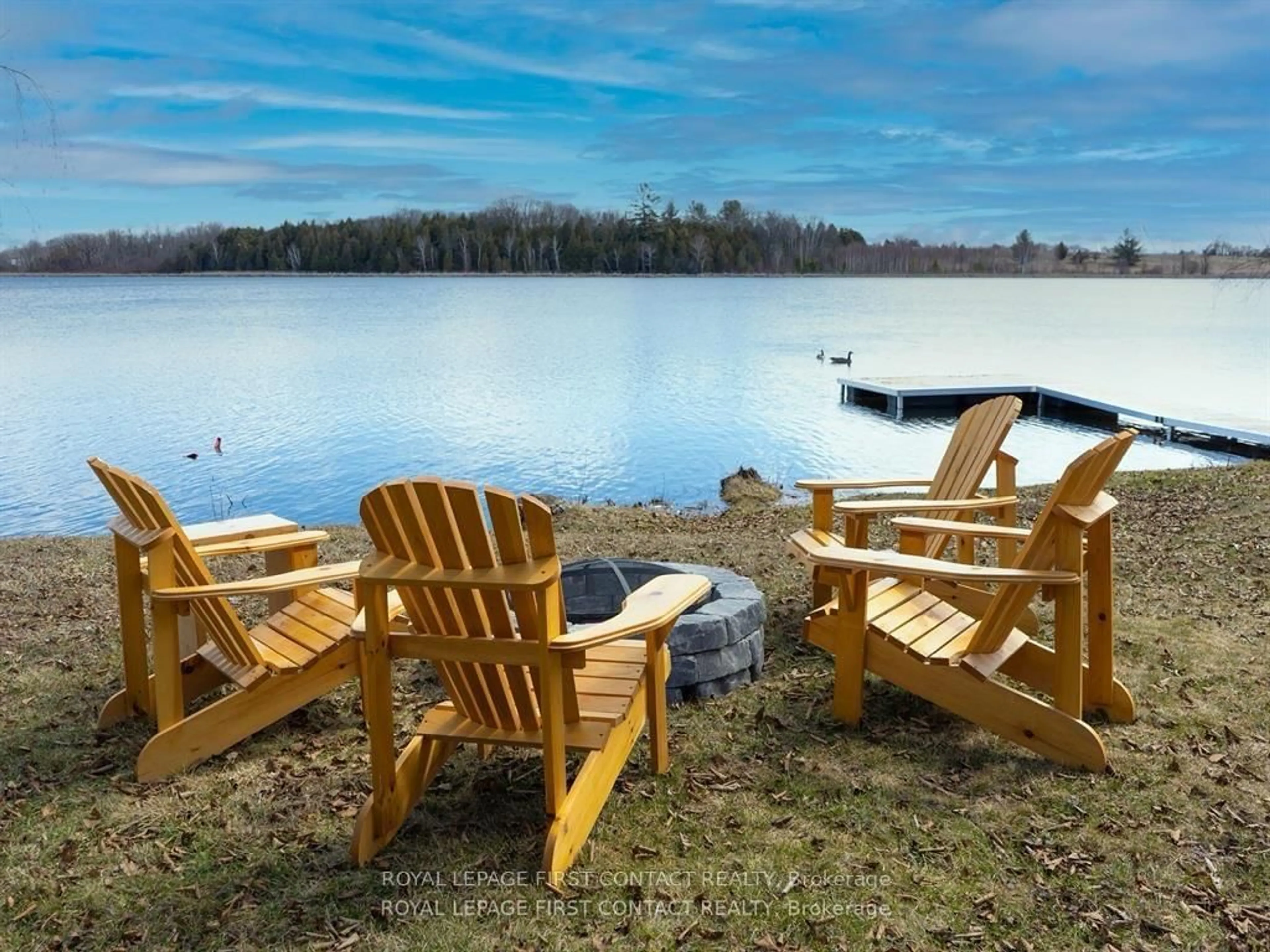 Patio, water/lake/river/ocean view for 198 O'reilly Lane, Kawartha Lakes Ontario K0M 2C0