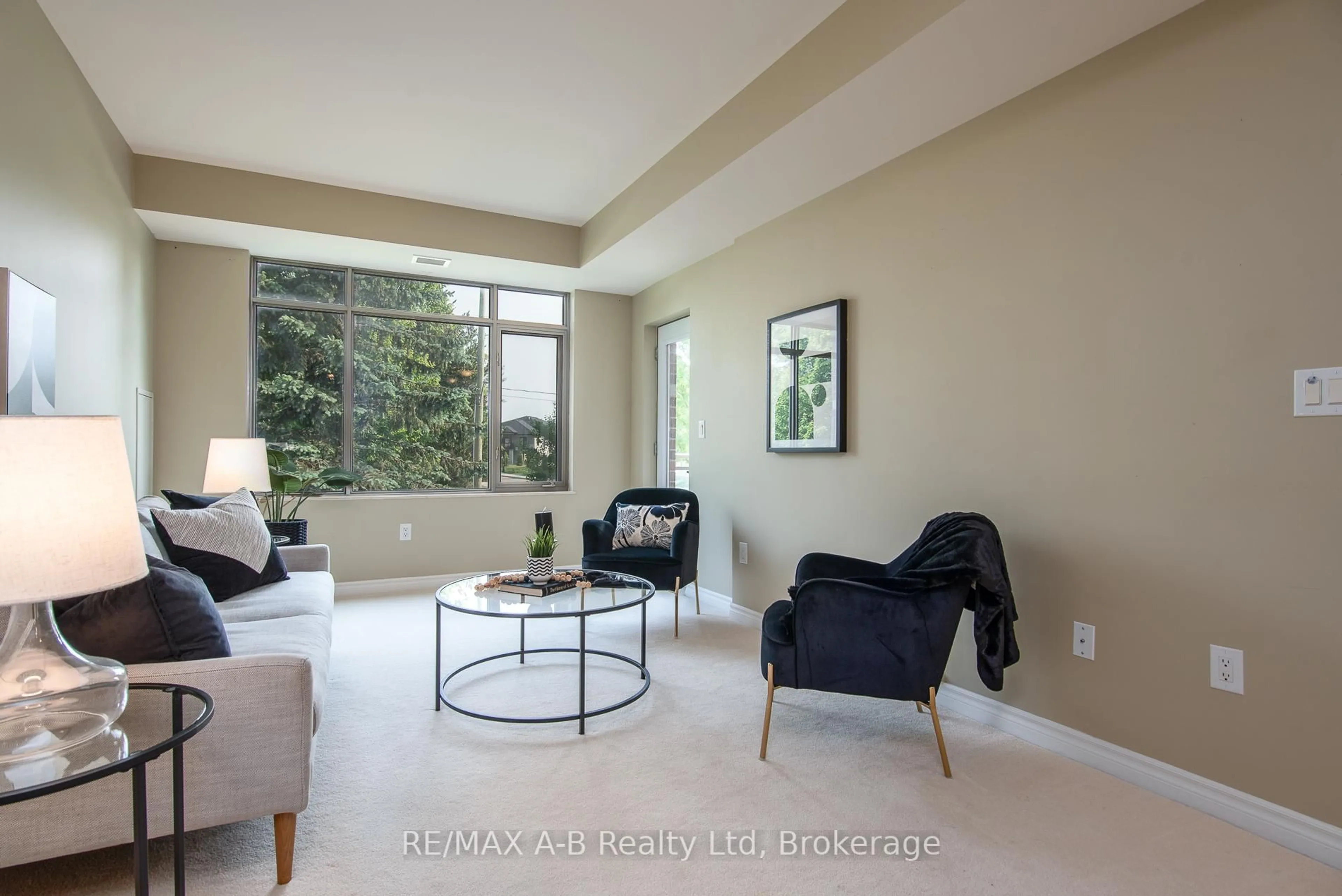 Living room with furniture, unknown for 400 Romeo St #202, Stratford Ontario N5A 0A2