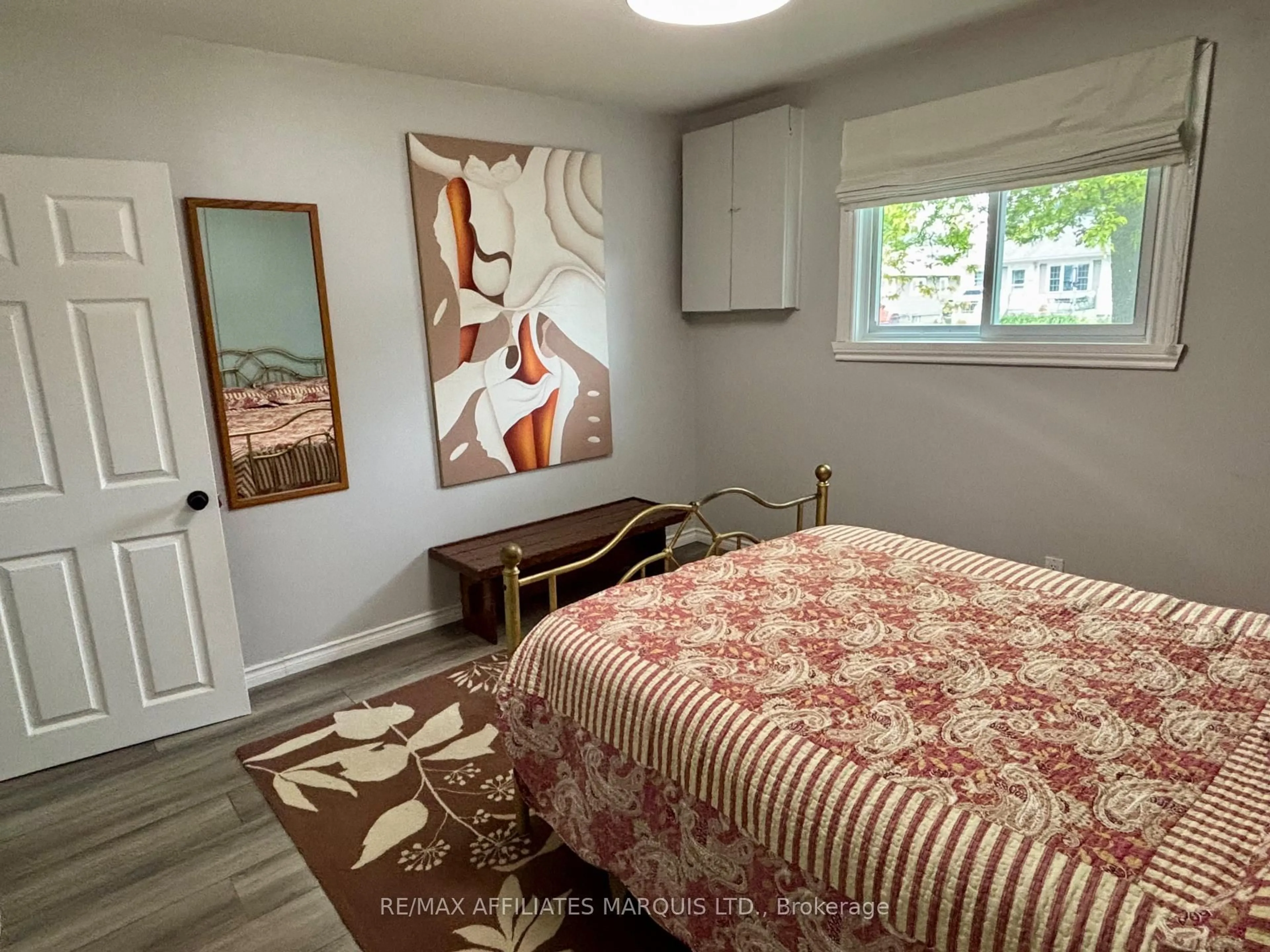 Bedroom with bed, unknown for 1005 Osborne Ave, Cornwall Ontario K6J 1K8
