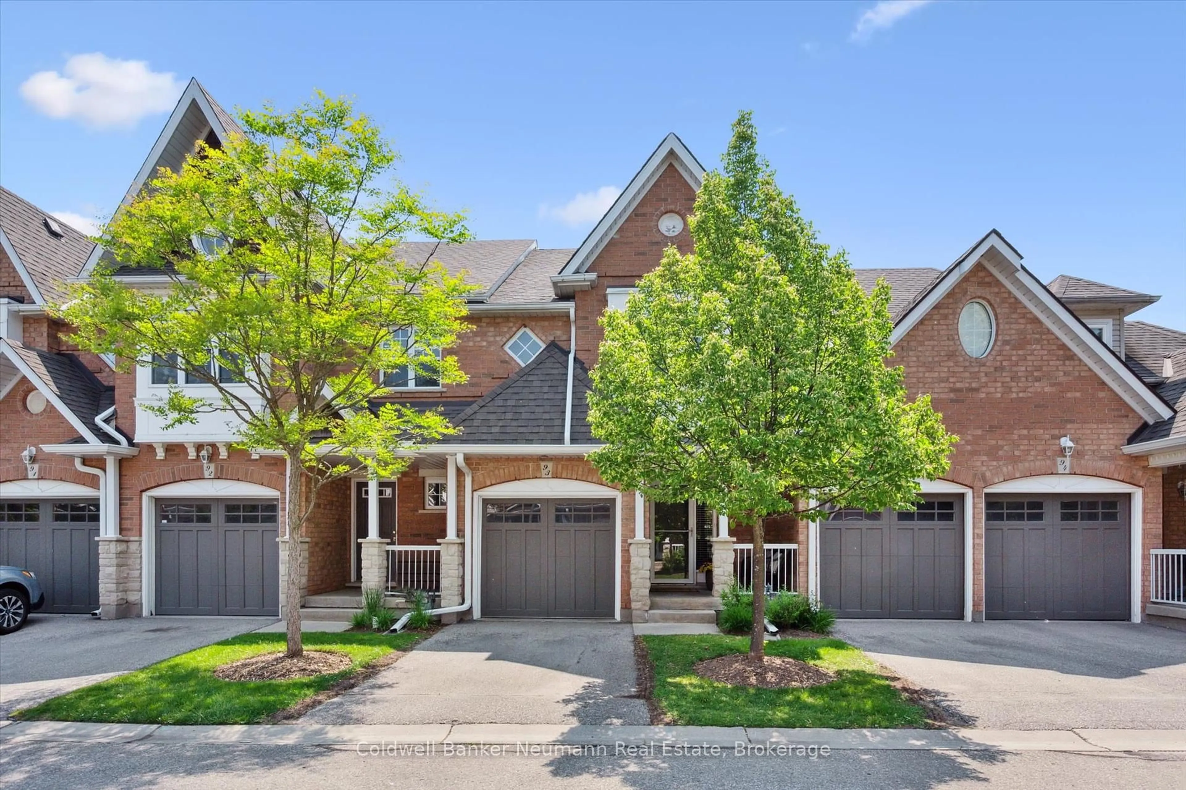Home with brick exterior material, street for 165 Terraview Cres #93, Guelph Ontario N1G 5G9