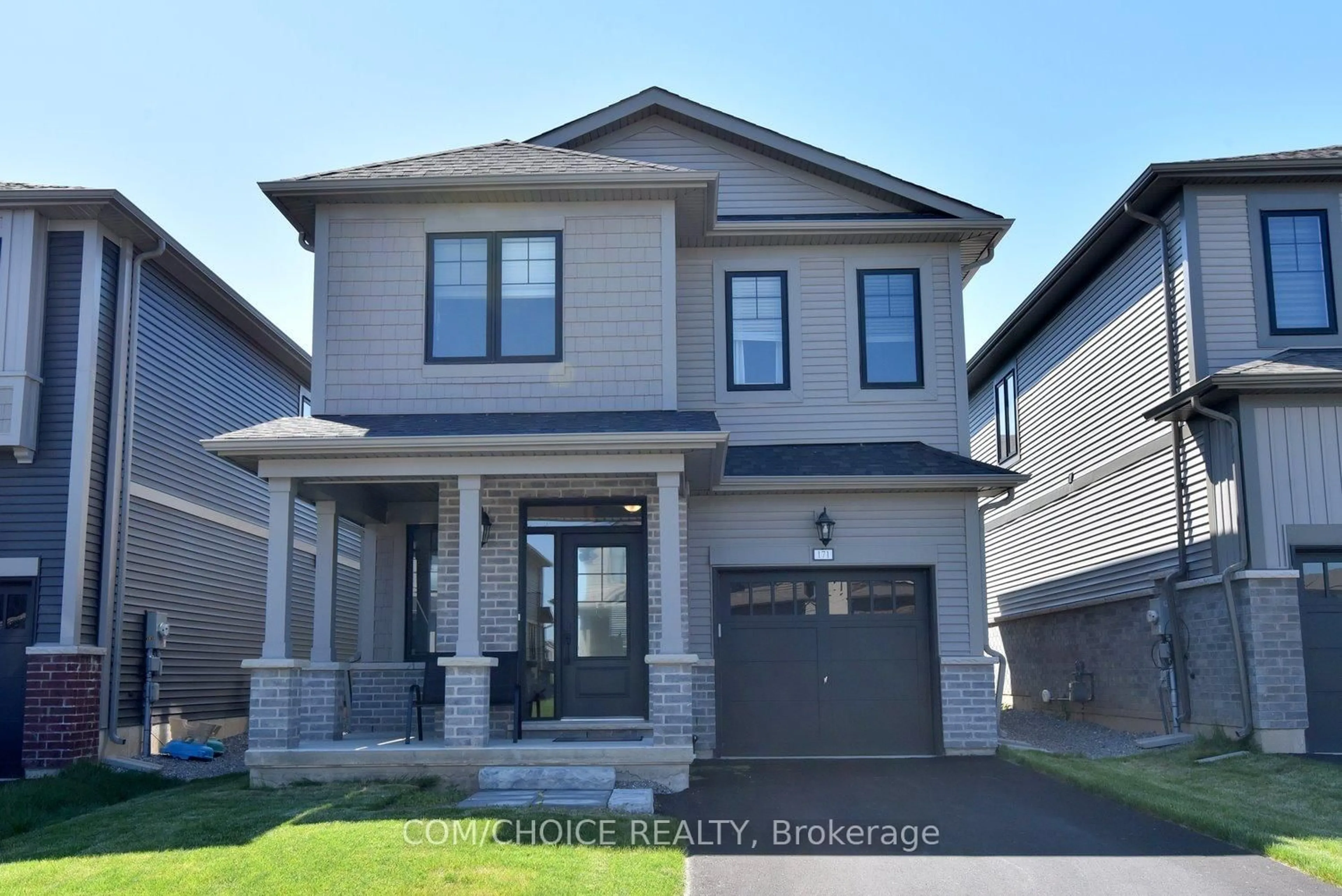 Home with brick exterior material, street for 171 Blackbird Way, Hamilton Ontario L0R 1W0