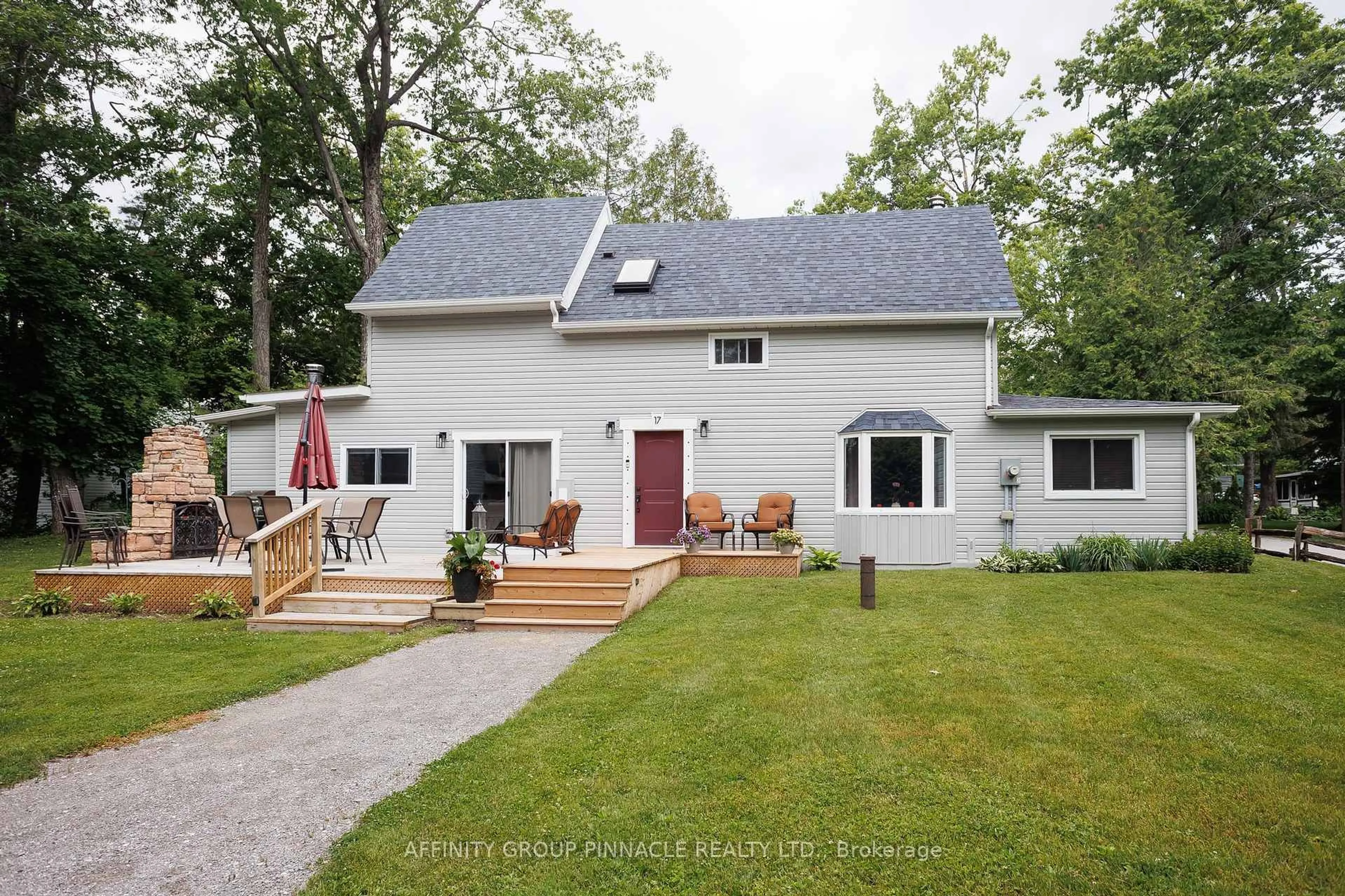 Home with vinyl exterior material, street for 17 Second St, Kawartha Lakes Ontario K0M 1N0