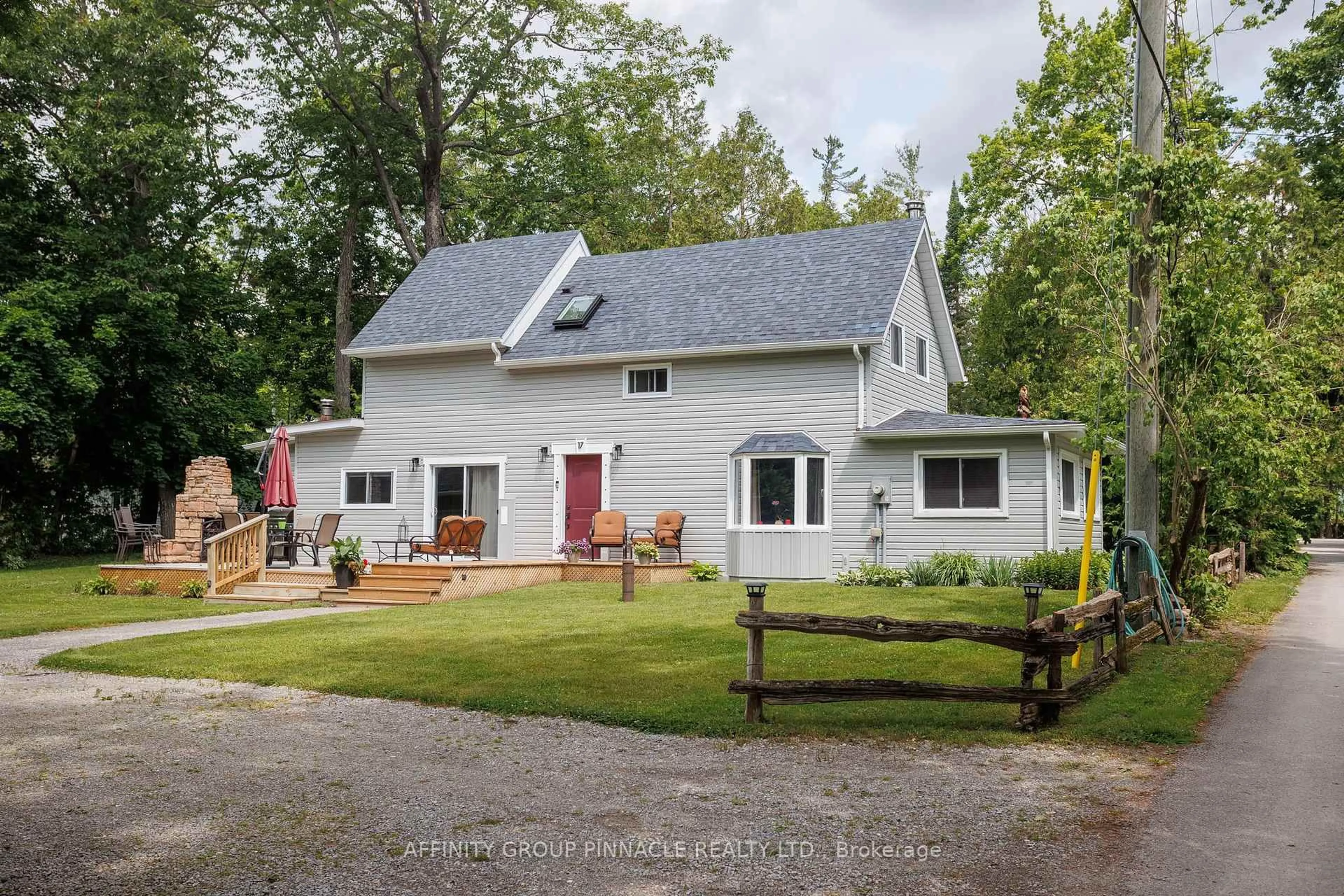 A pic from outside/outdoor area/front of a property/back of a property/a pic from drone, street for 17 Second St, Kawartha Lakes Ontario K0M 1N0