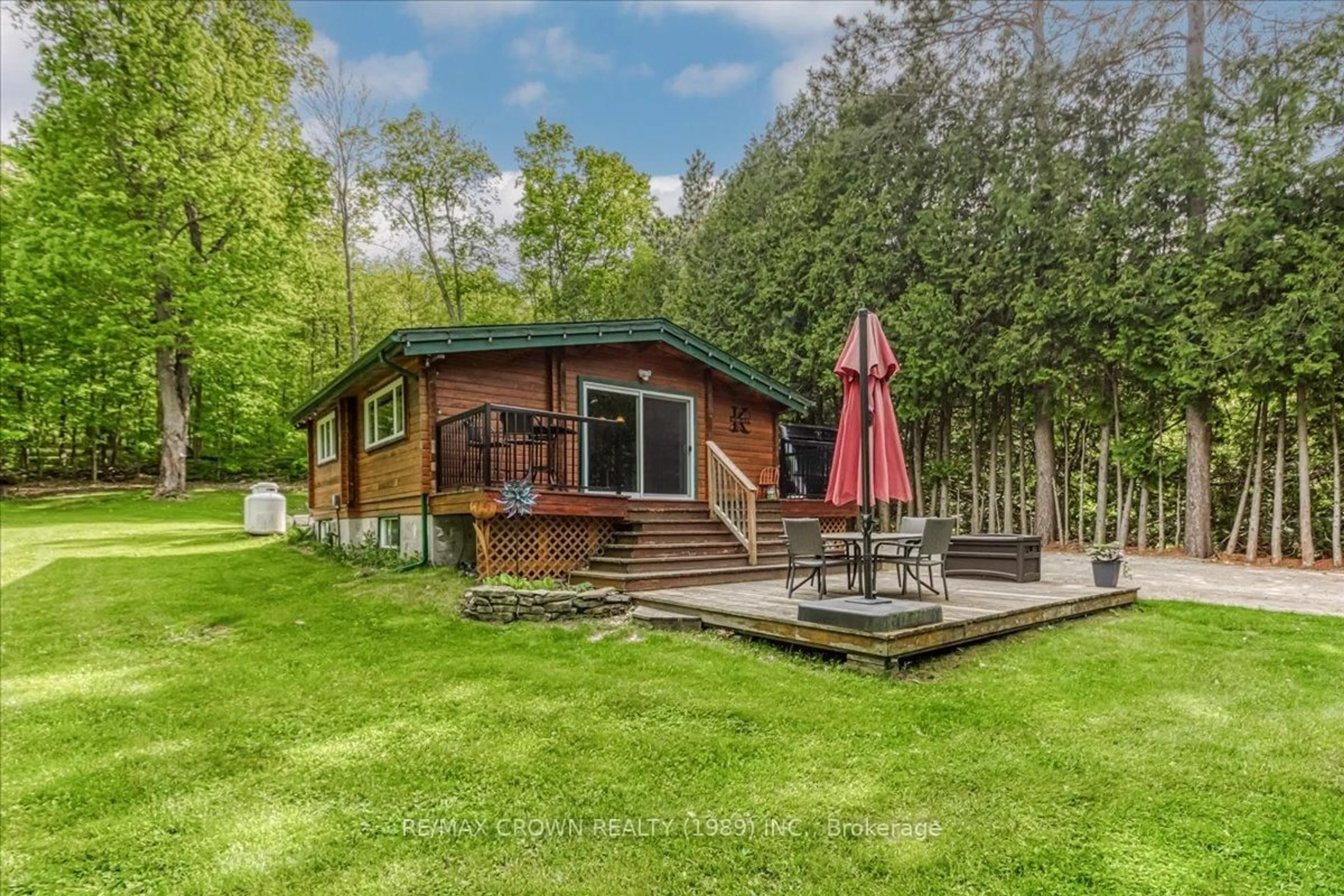 A pic from outside/outdoor area/front of a property/back of a property/a pic from drone, unknown for 126 Limberlost Lane, Central Manitoulin Ontario P0P 1S0