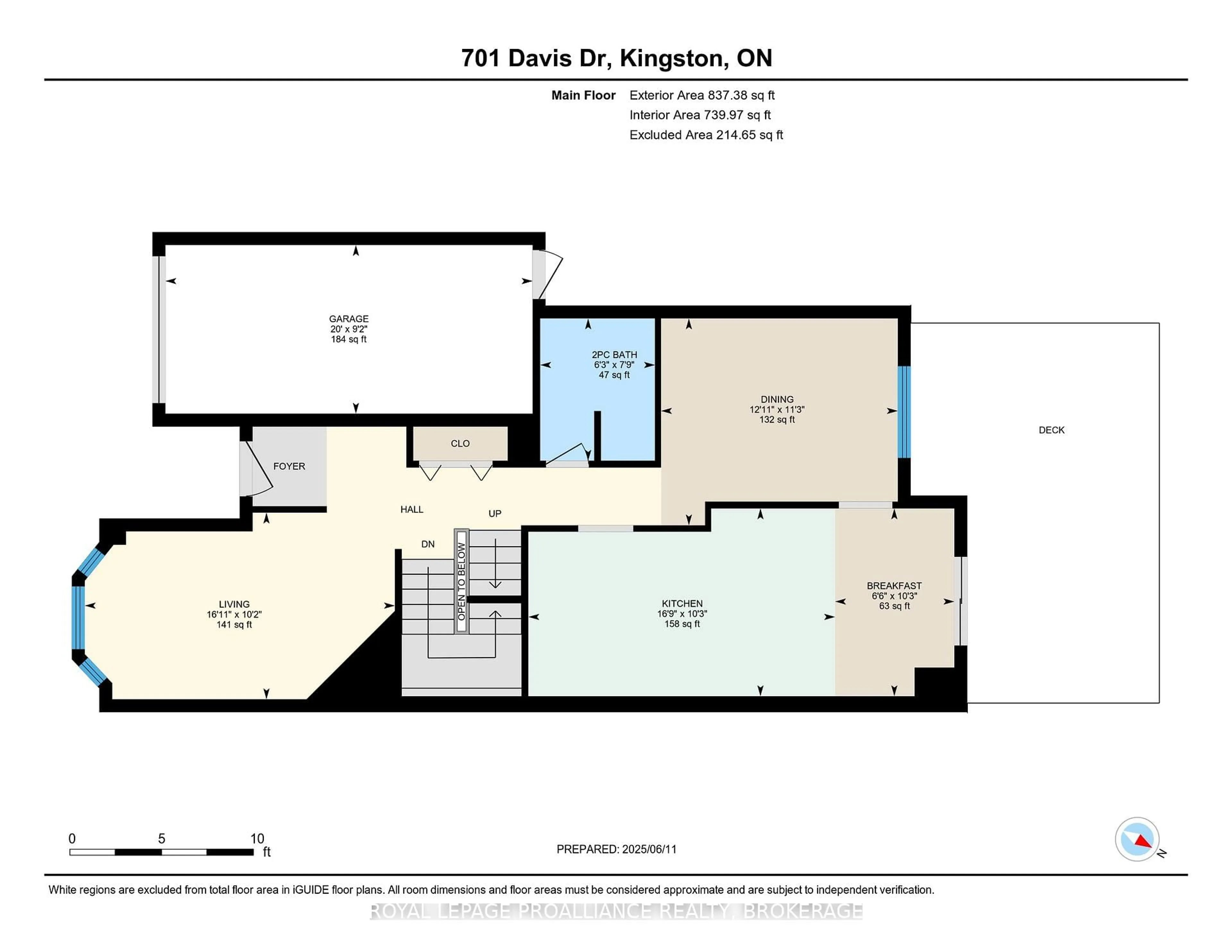 Floor plan for 701 Davis Dr #8, Kingston Ontario K7M 7X5