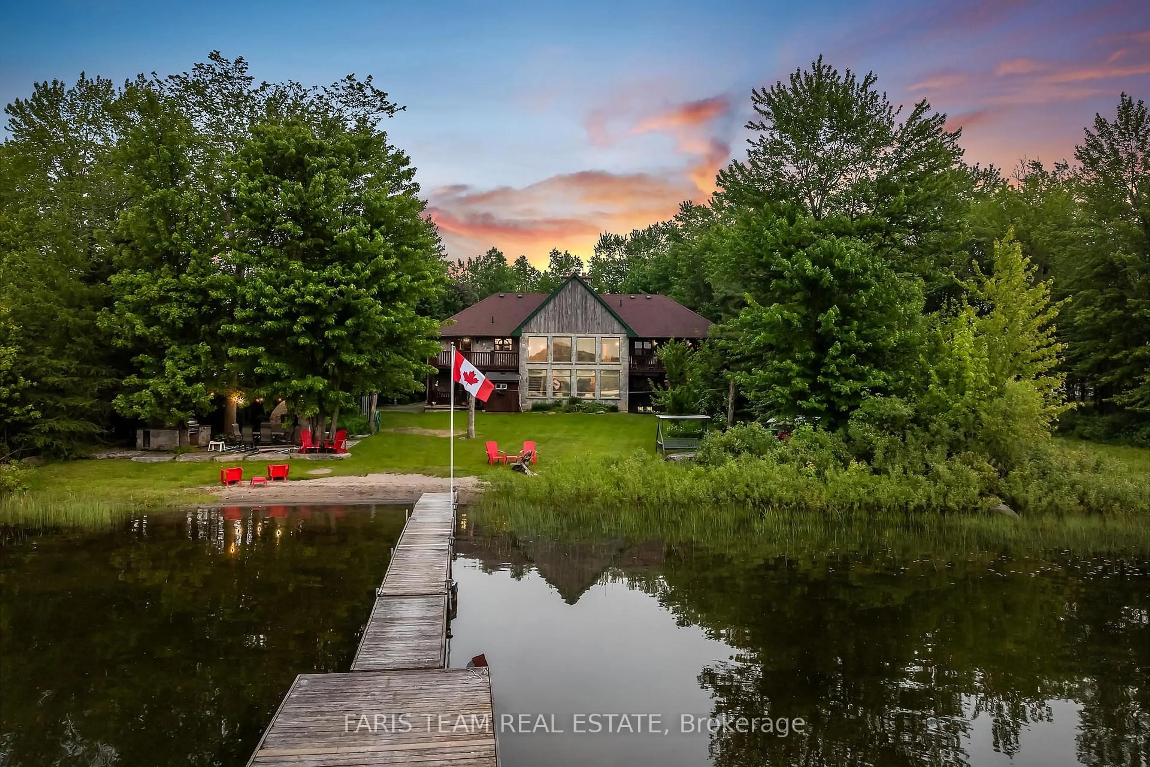 A pic from outside/outdoor area/front of a property/back of a property/a pic from drone, water/lake/river/ocean view for 241 Monck Rd, Kawartha Lakes Ontario L0K 4W0