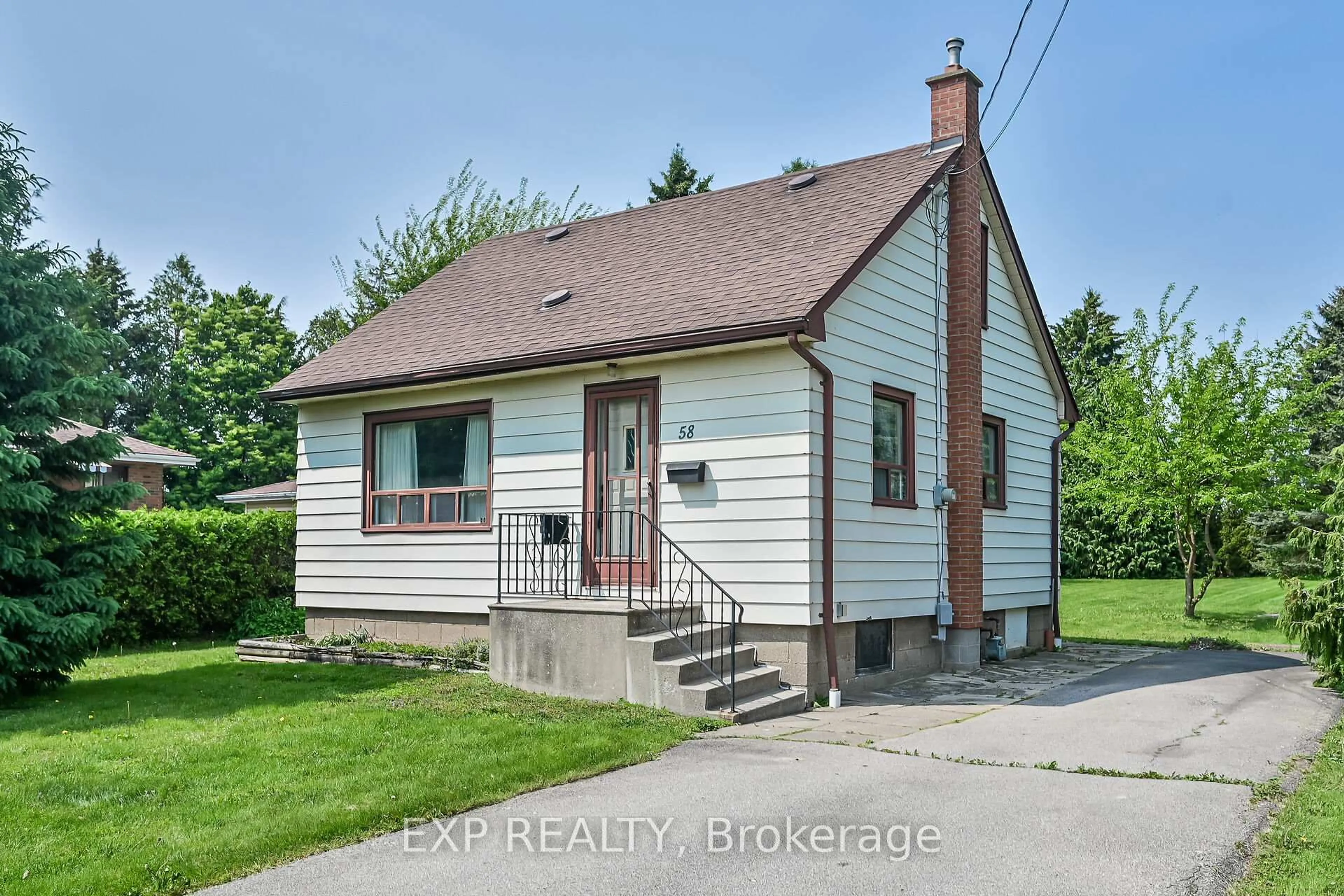 Home with vinyl exterior material, street for 58 Malton Dr, Hamilton Ontario L9B 1E7