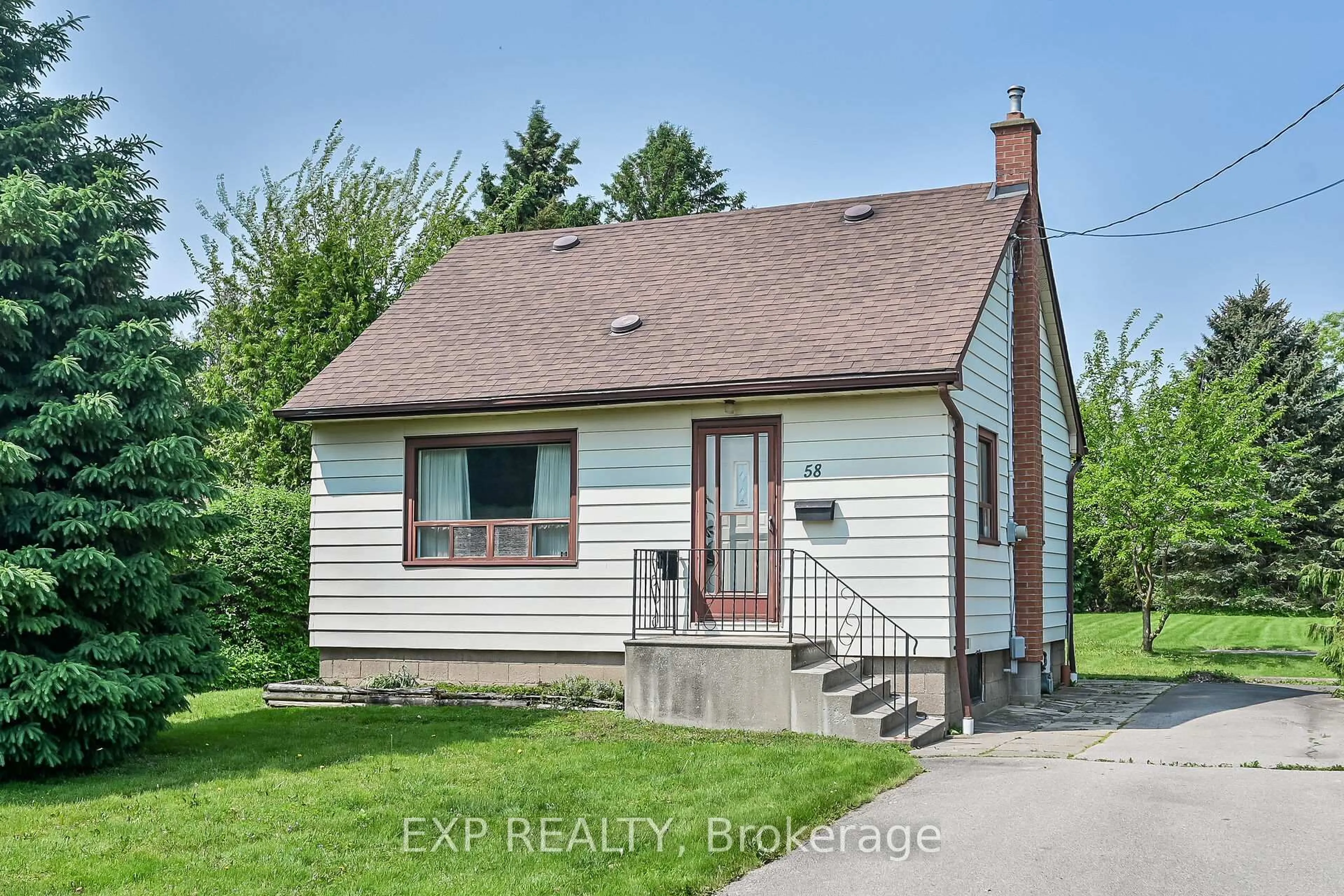 Home with vinyl exterior material, street for 58 Malton Dr, Hamilton Ontario L9B 1E7