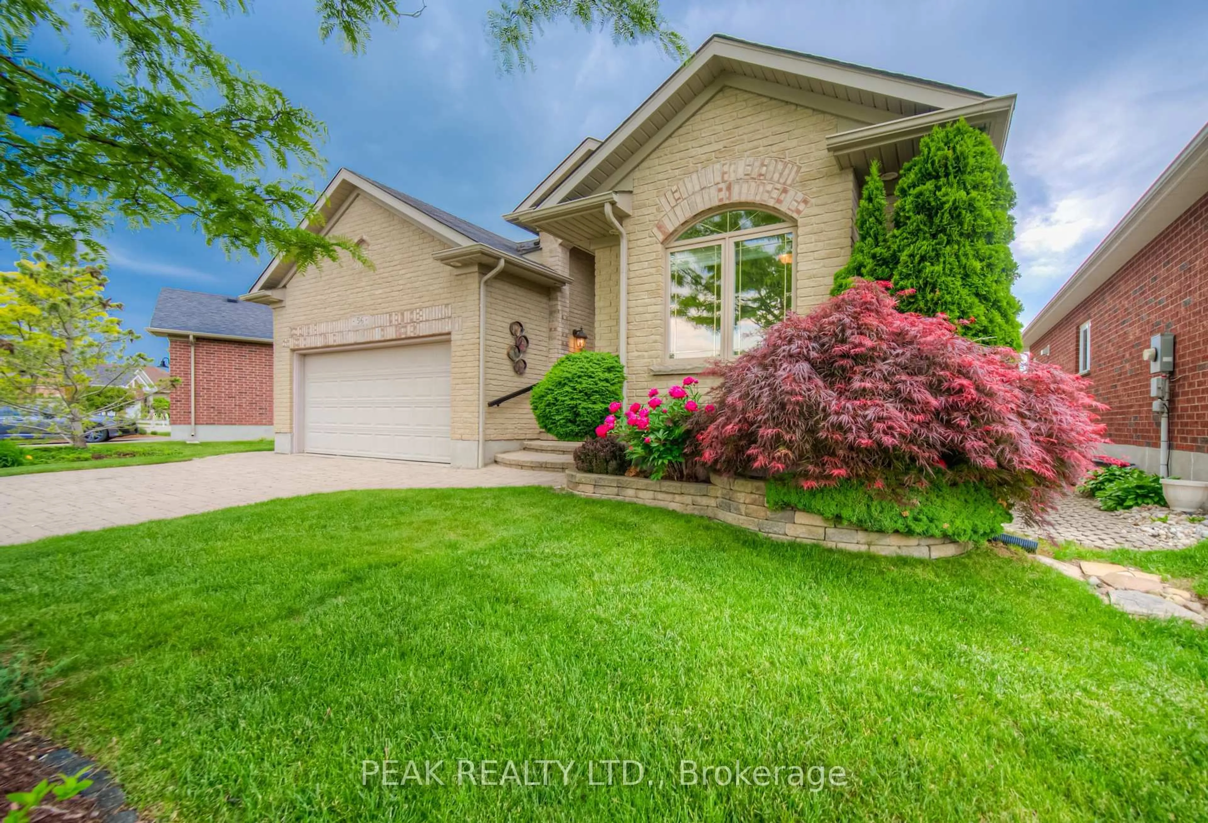 Home with brick exterior material, street for 56 Bonaventure Dr, Wilmot Ontario N3A 4P9
