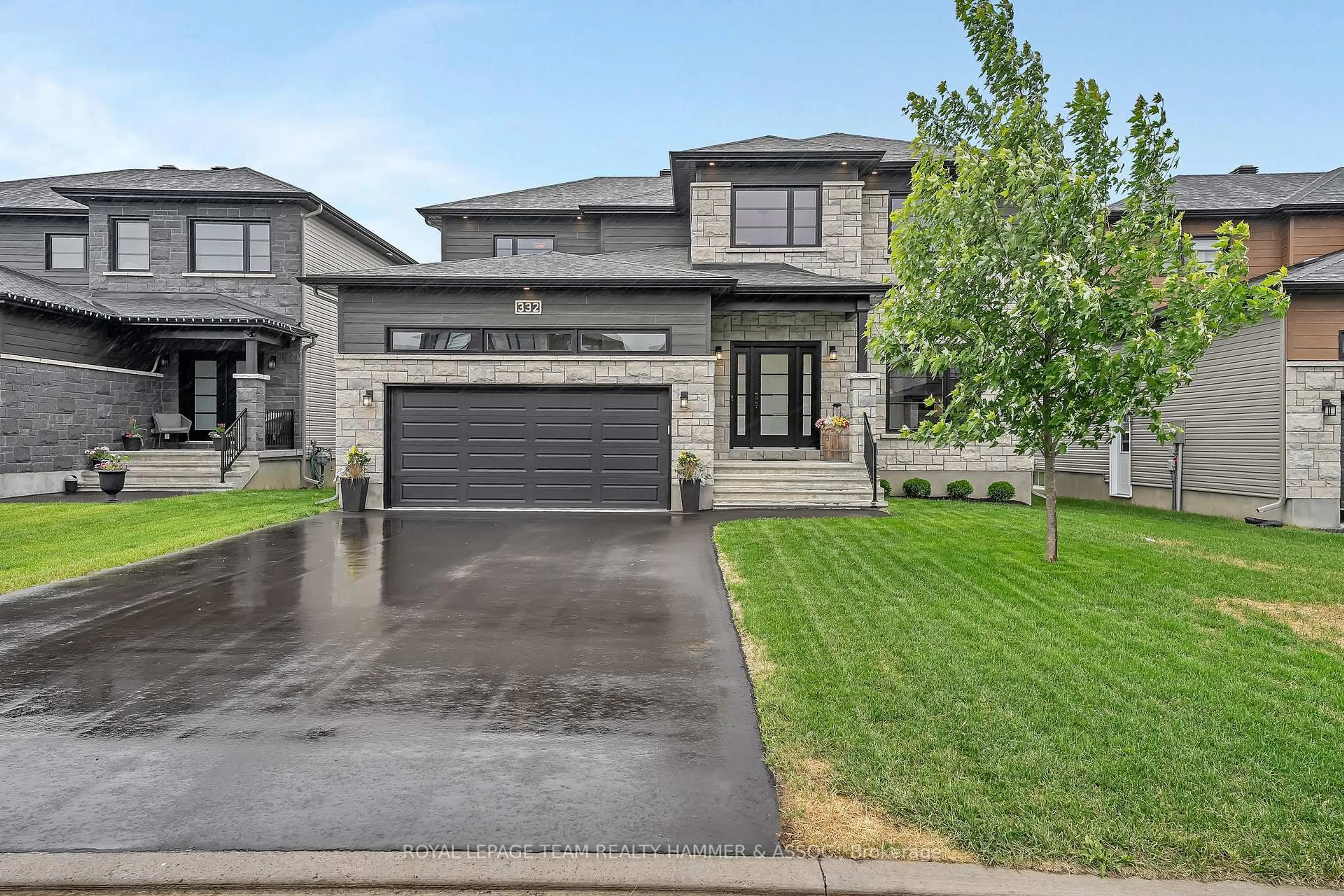 Home with brick exterior material, street for 332 Moonlight Dr, Russell Ontario K4R 0L1
