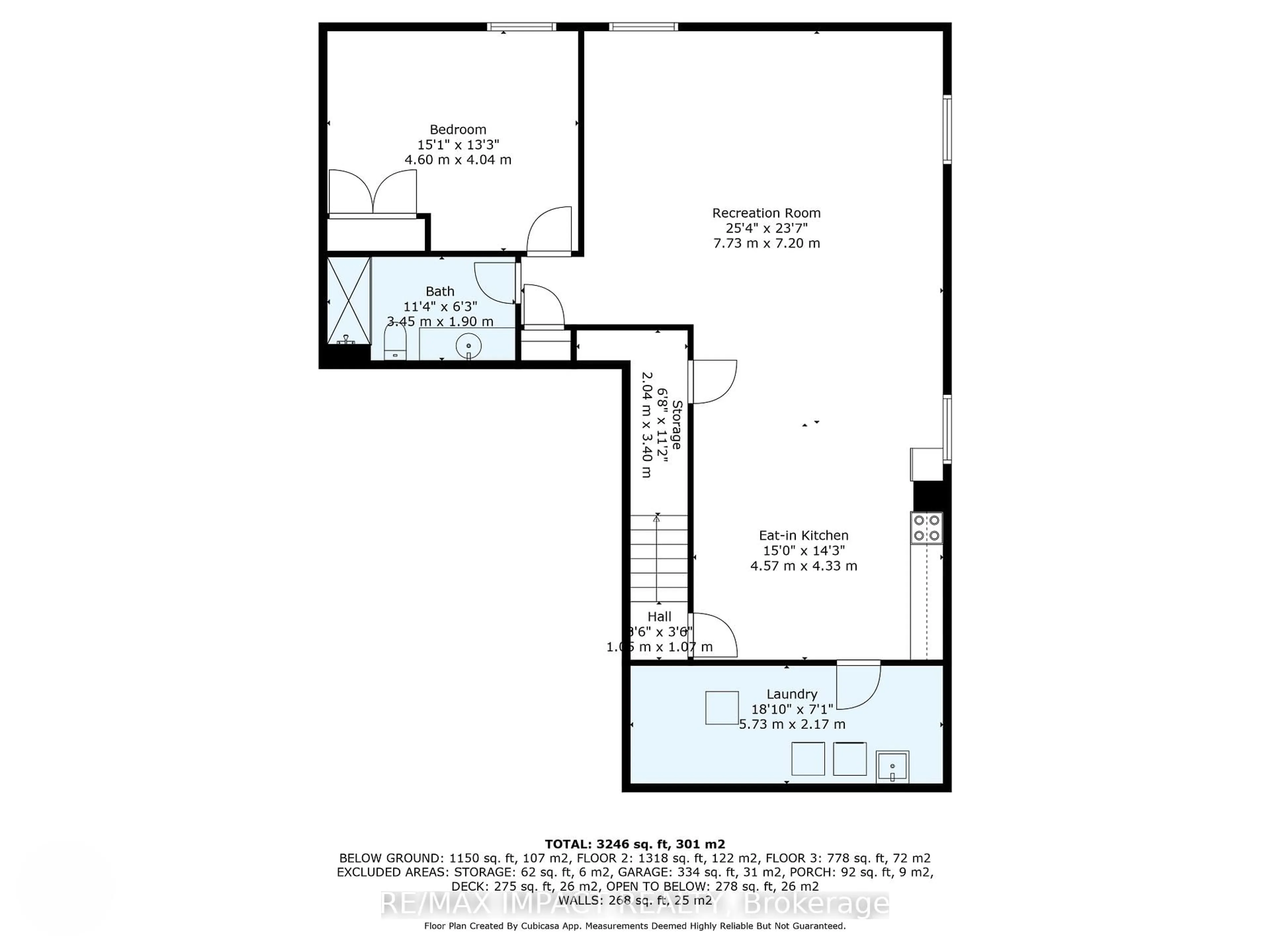 Floor plan for 54 Corbett St, Port Hope Ontario L1A 3Z9