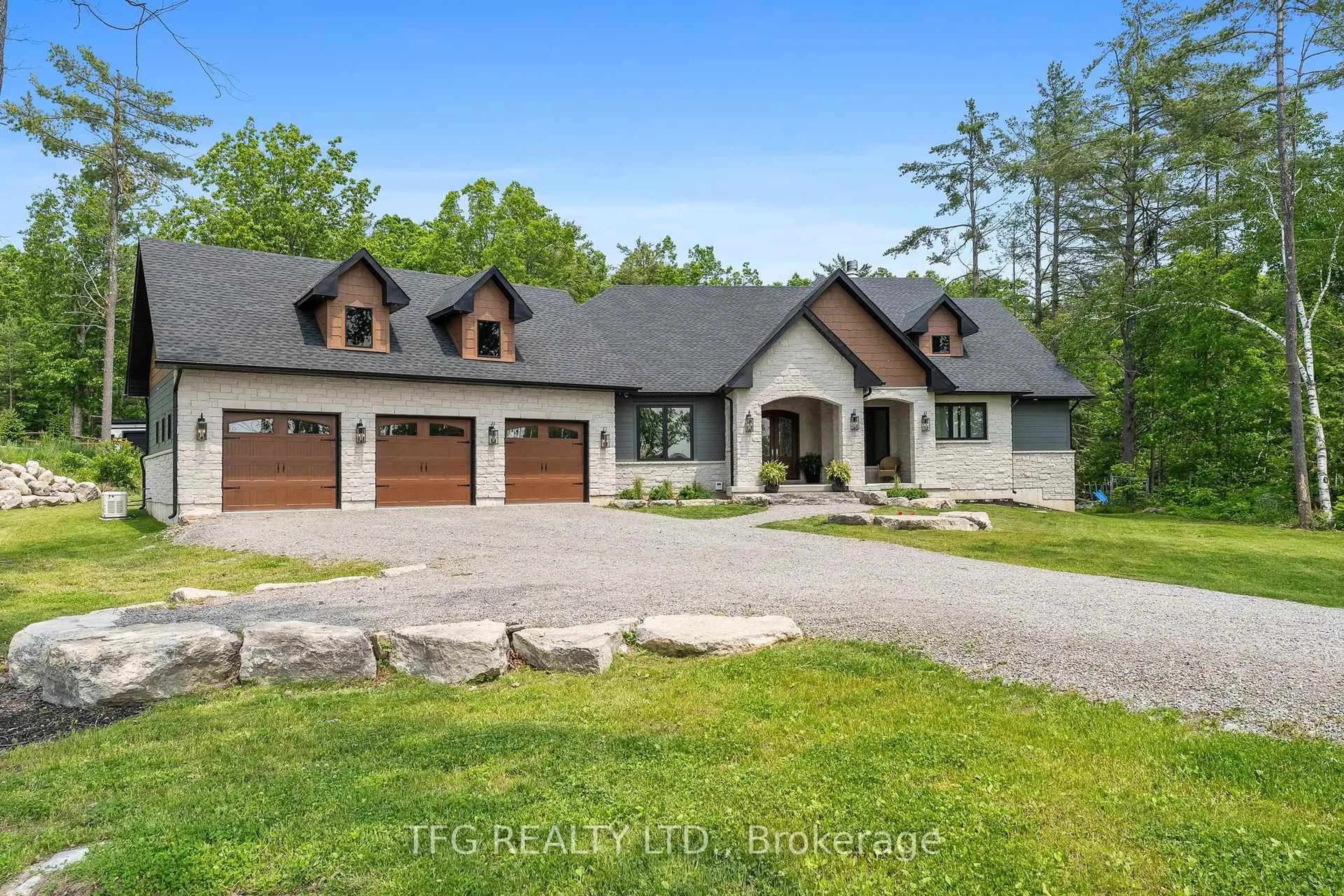 Home with brick exterior material, unknown for 55 Fire Route 70 Rte, Trent Lakes Ontario K0L 1R0