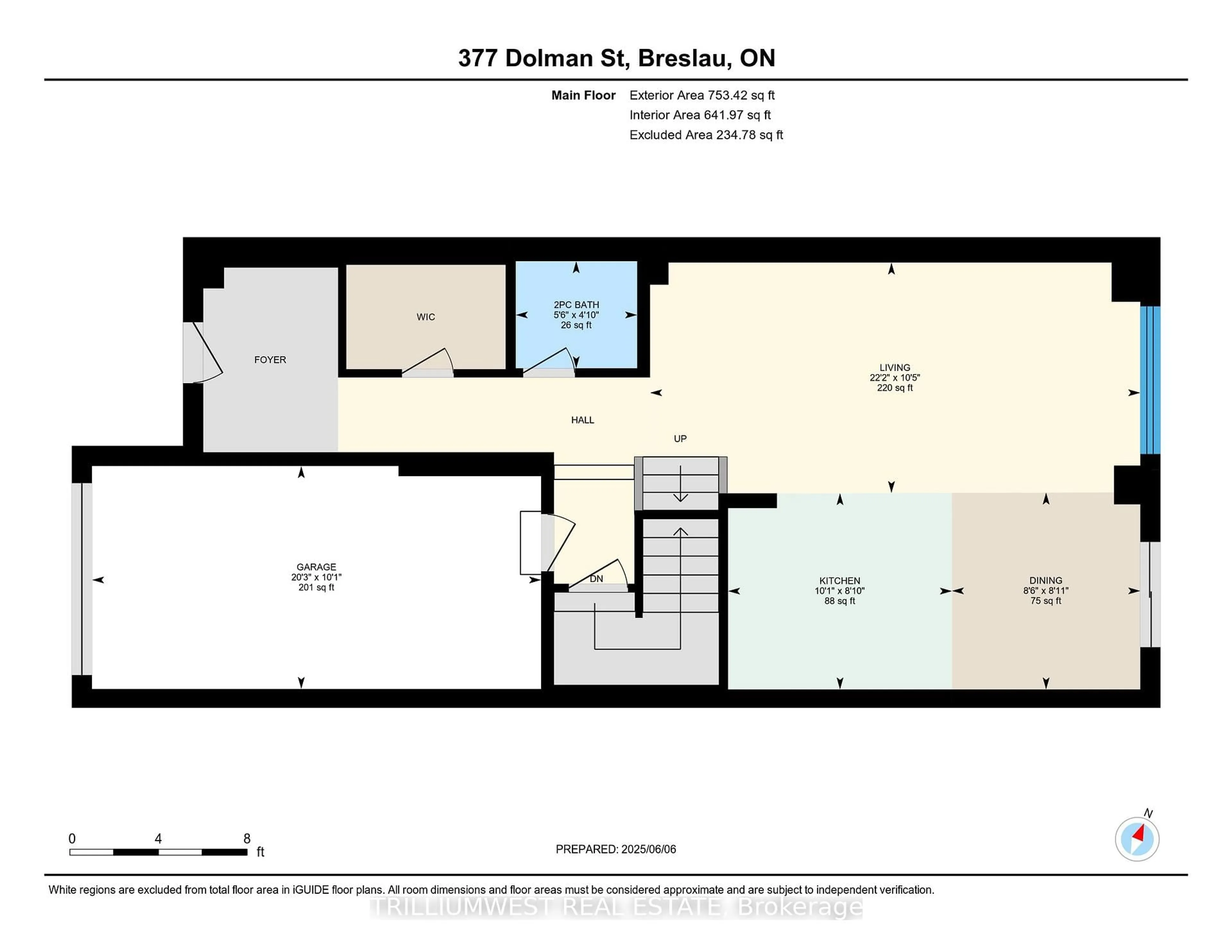 Floor plan for 377 Dolman St, Woolwich Ontario N0B 1M0