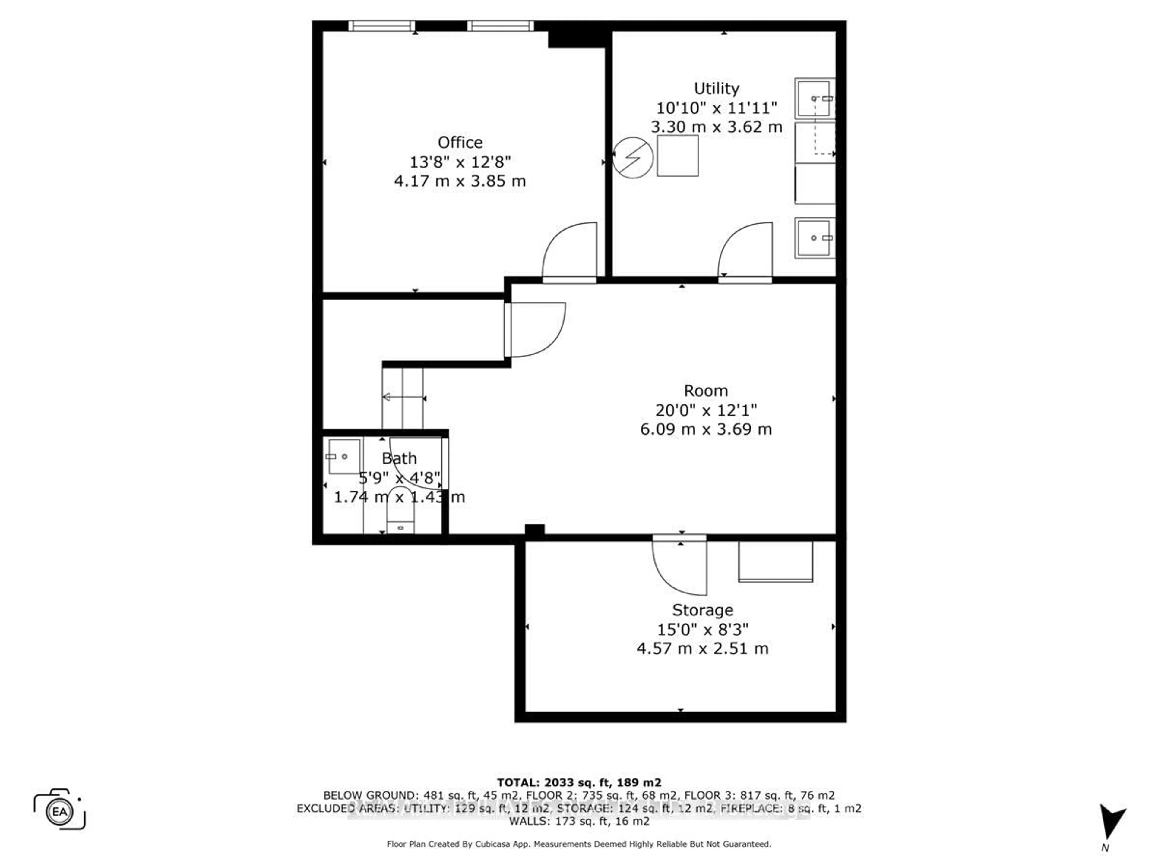 Floor plan for 300 Sylvie Terr, Ottawa Ontario K1E 3M2