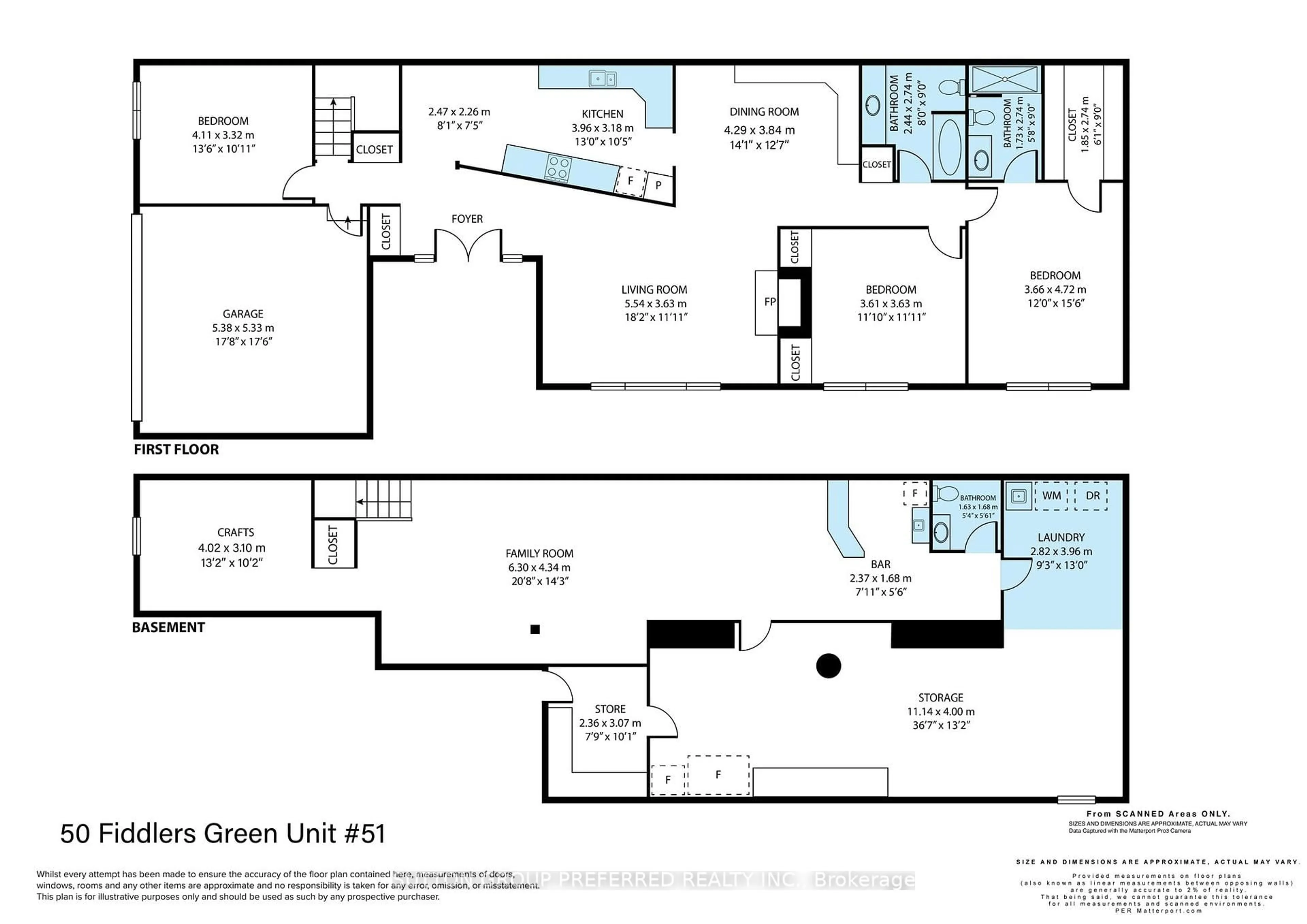 Floor plan for 50 Fiddlers Green Rd #51, London North Ontario N6H 4T4