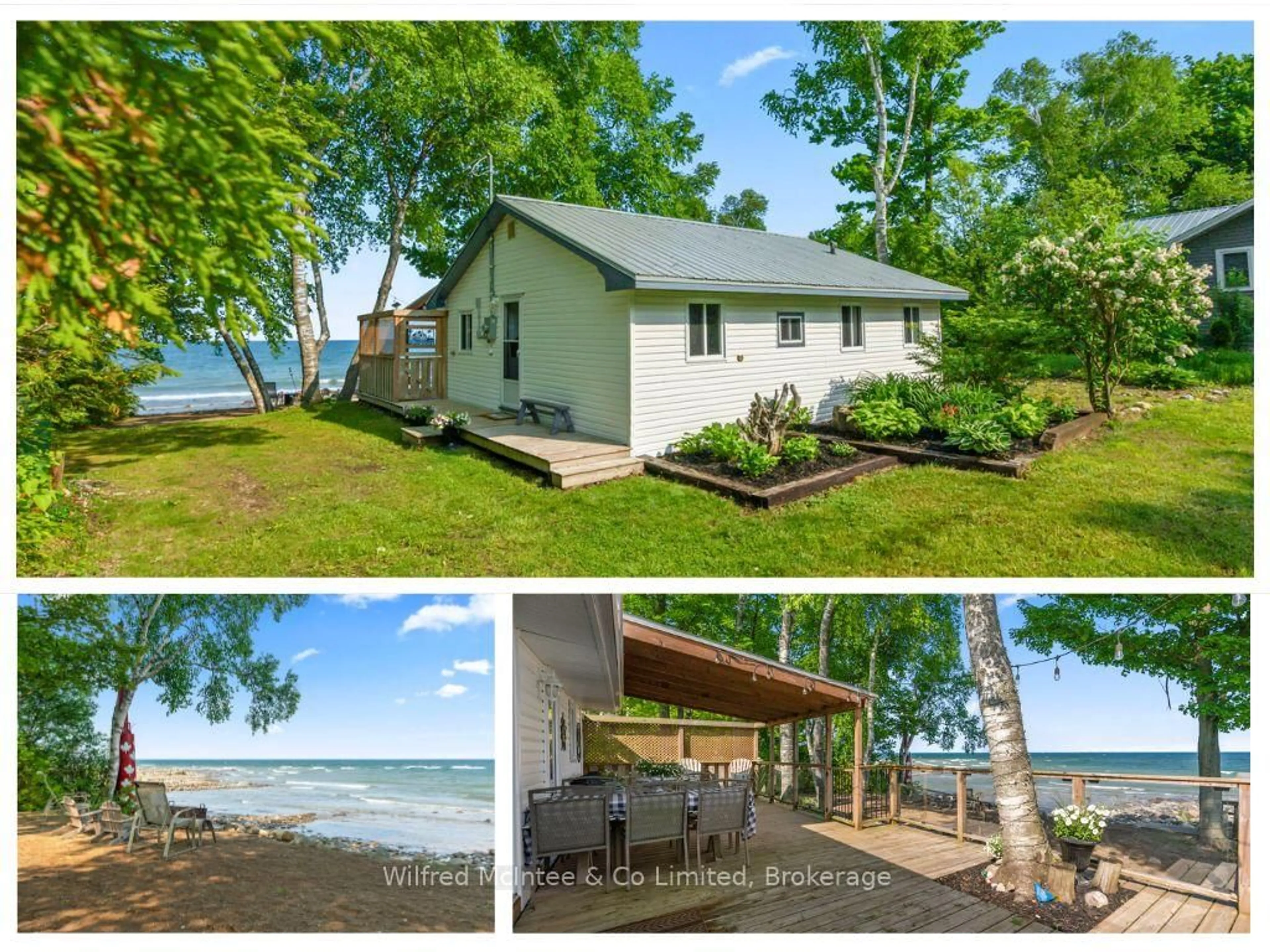 A pic from outside/outdoor area/front of a property/back of a property/a pic from drone, water/lake/river/ocean view for 415 BRUCE ROAD 13, Native Leased Lands Ontario N0H 2L0