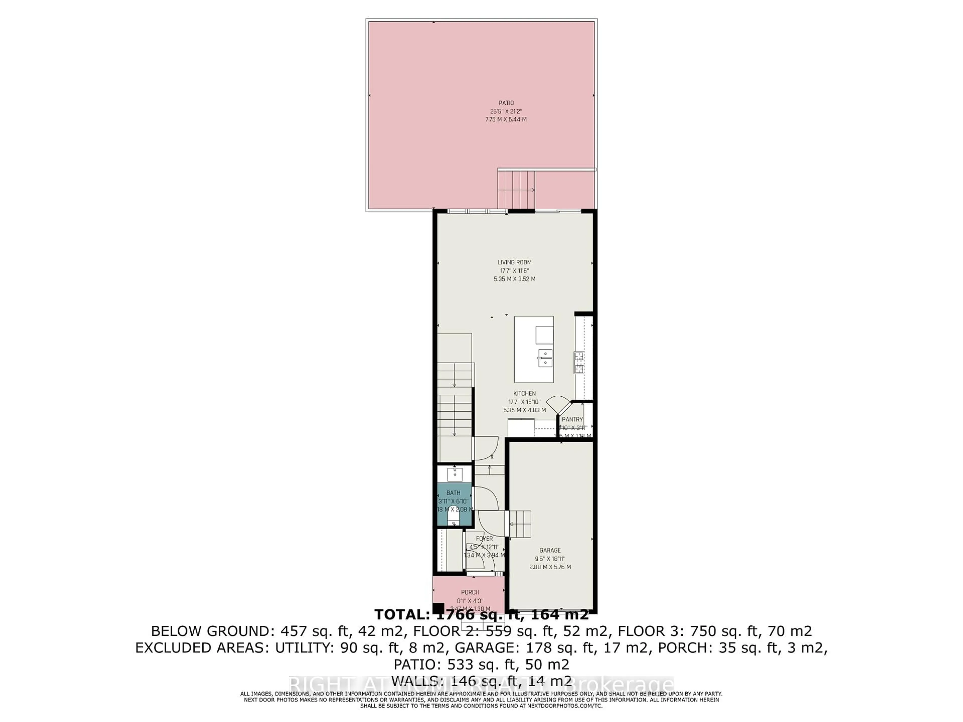 Floor plan for 3 Flagstone Private Lane #A, North Stormont Ontario K0A 1R0