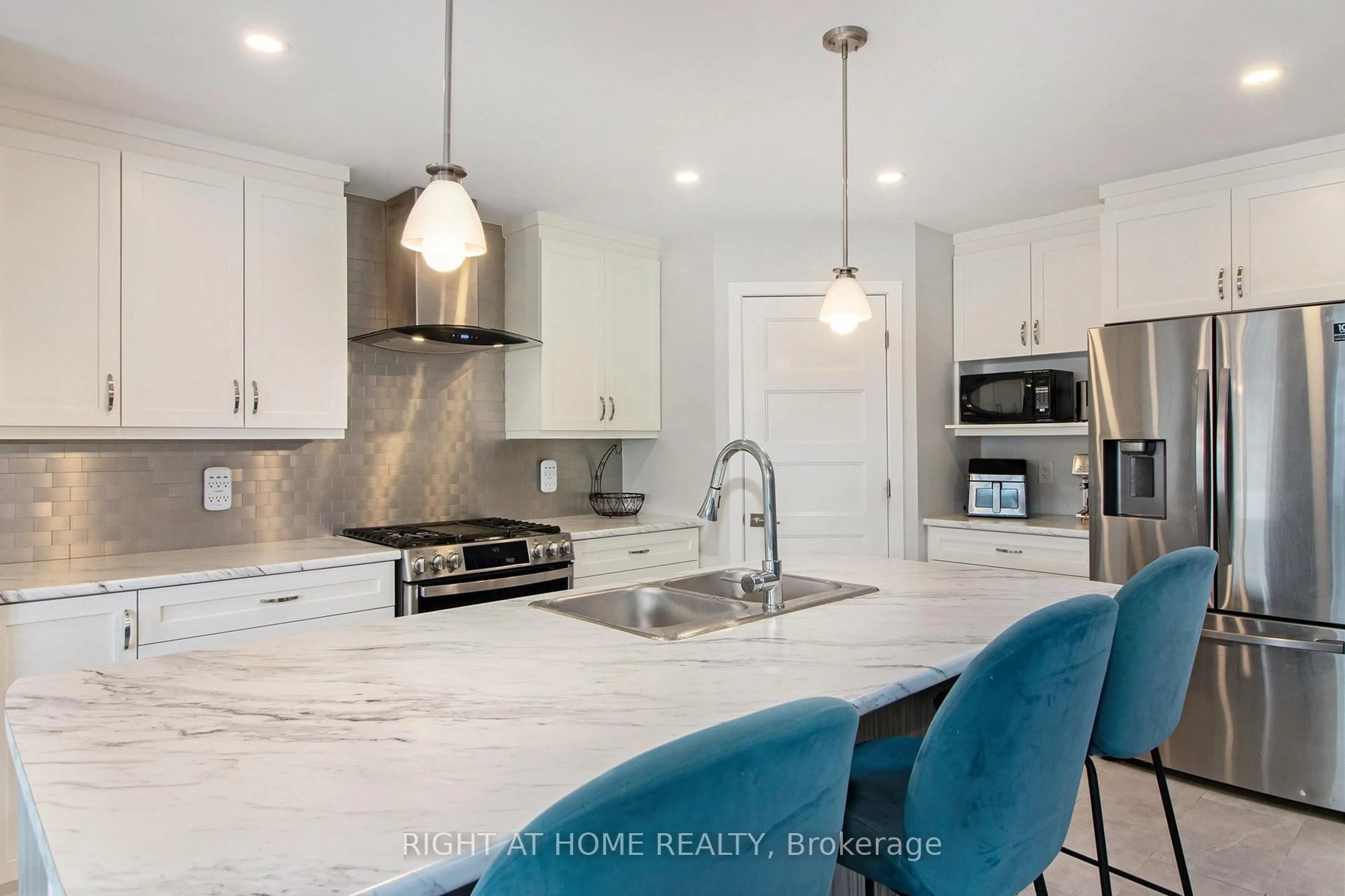 Open concept kitchen, ceramic/tile floor for 3 Flagstone Private Lane #A, North Stormont Ontario K0A 1R0