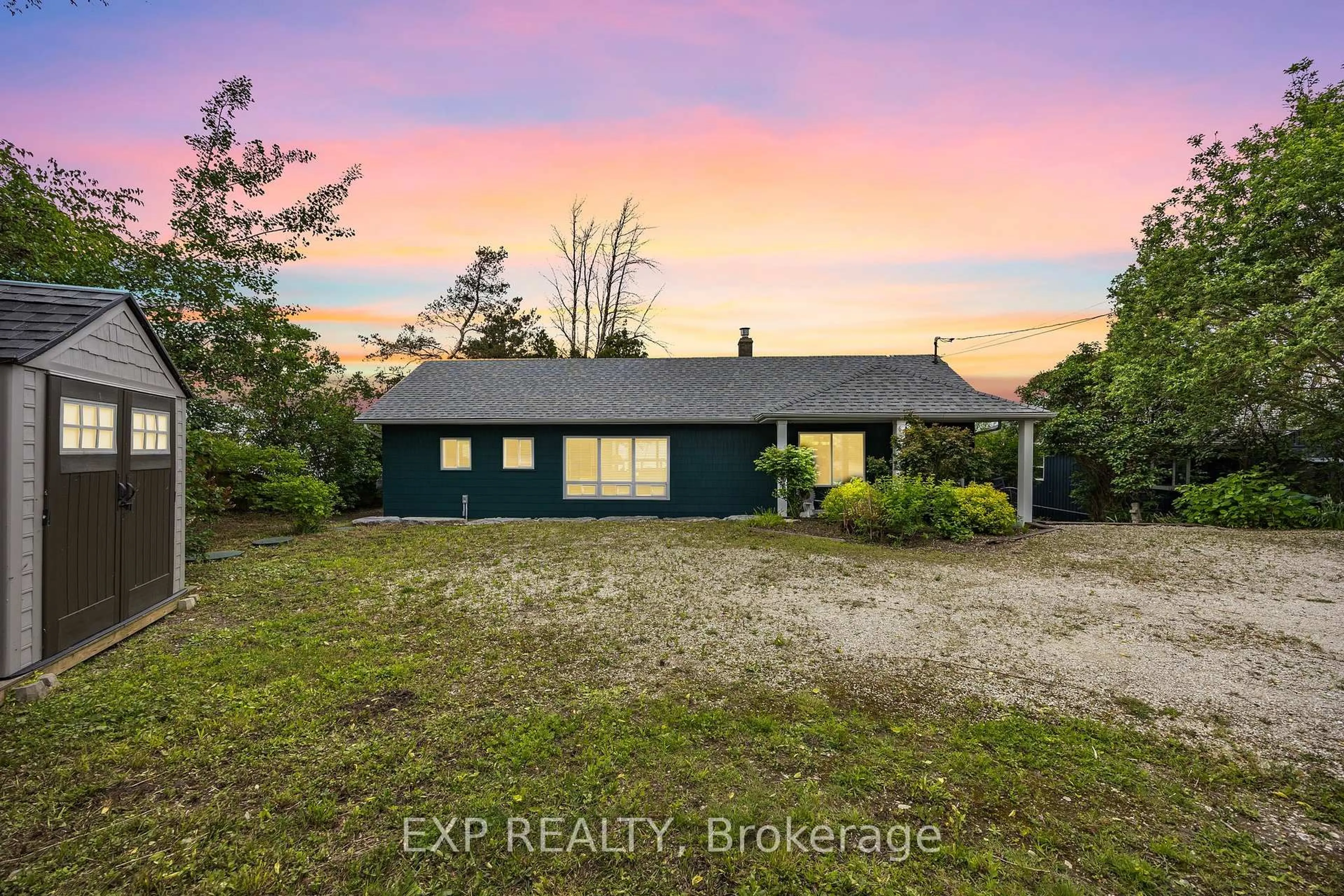 A pic from outside/outdoor area/front of a property/back of a property/a pic from drone, unknown for 209315 Highway 26, Blue Mountains Ontario L9Y 0T7