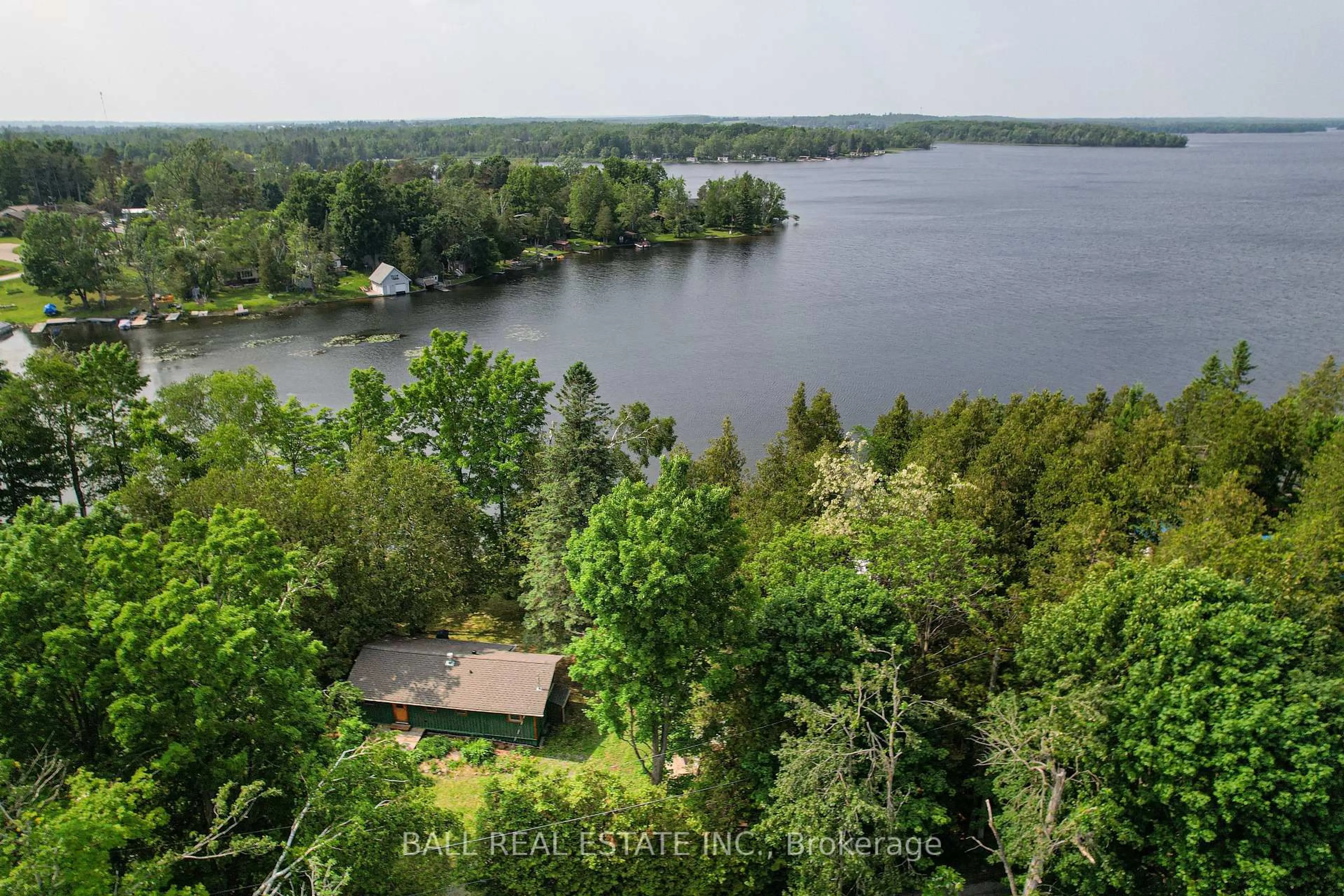 A pic from outside/outdoor area/front of a property/back of a property/a pic from drone, water/lake/river/ocean view for 662 Robel Dr, Selwyn Ontario K0L 1T0