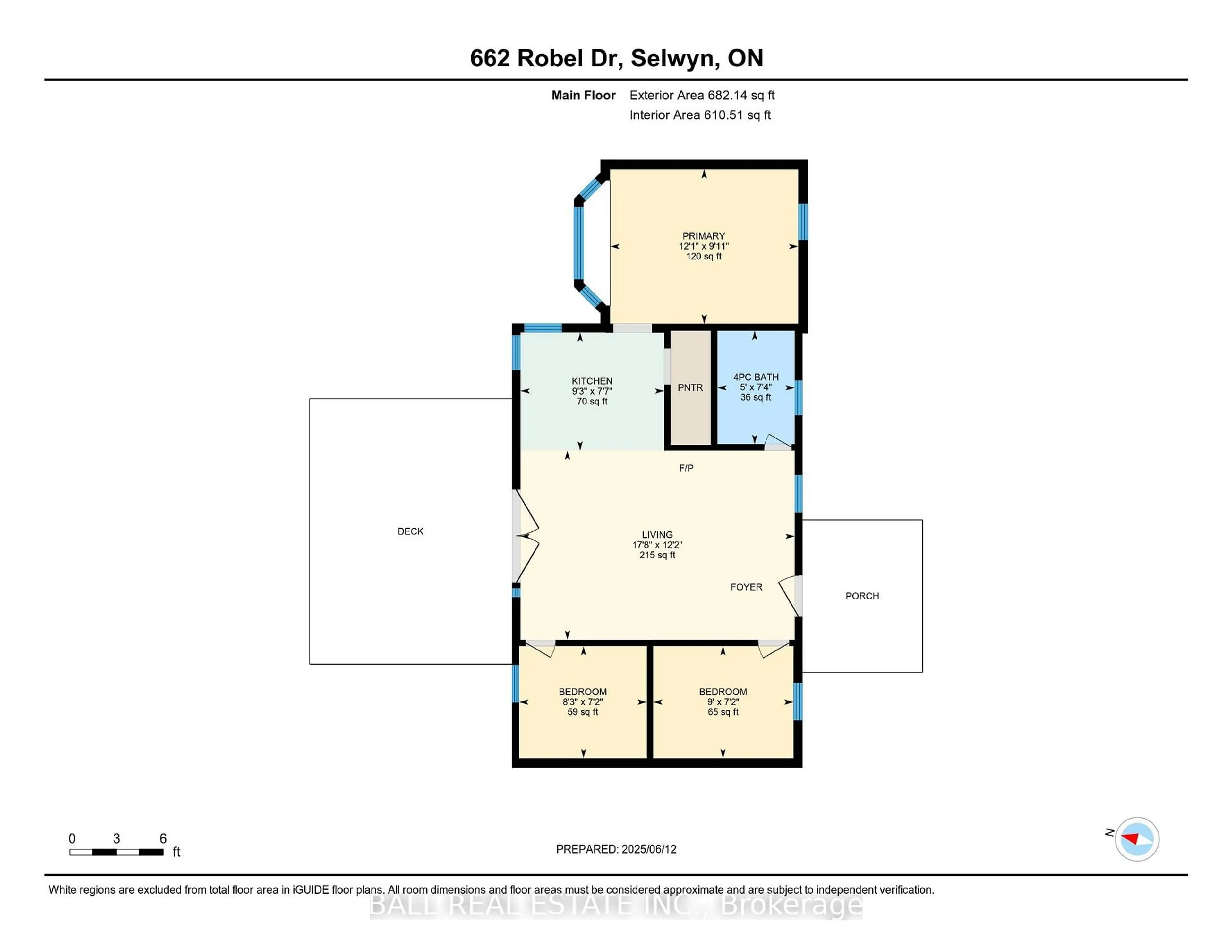 Floor plan for 662 Robel Dr, Selwyn Ontario K0L 1T0
