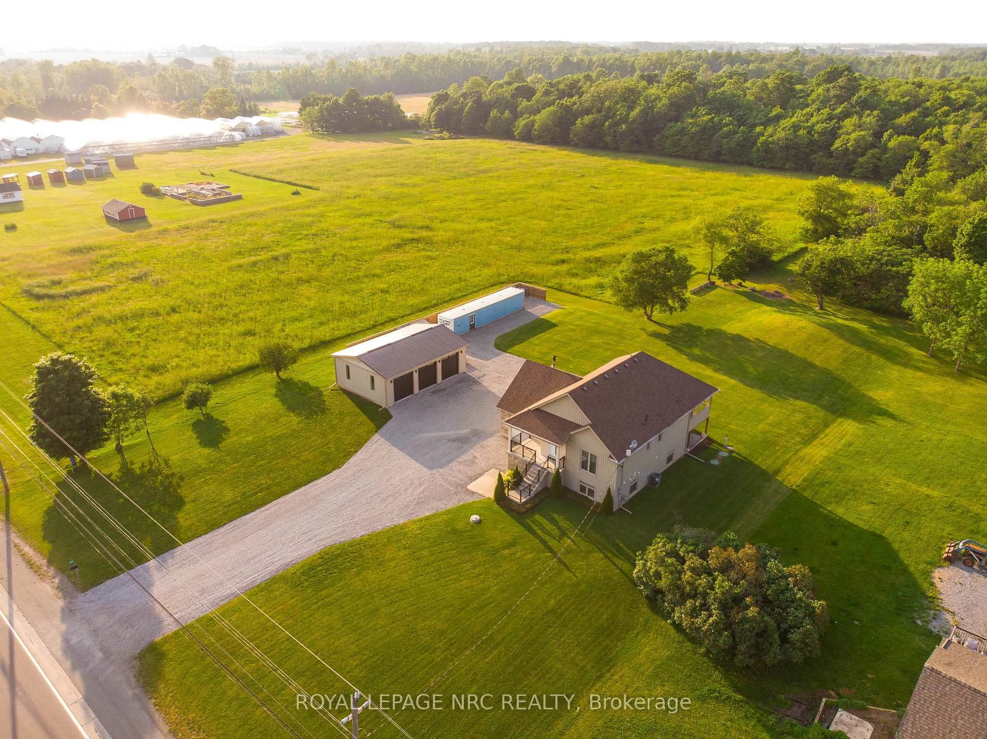 A pic from outside/outdoor area/front of a property/back of a property/a pic from drone, water/lake/river/ocean view for 2876 Highway 3, Port Colborne Ontario L3K 5V3