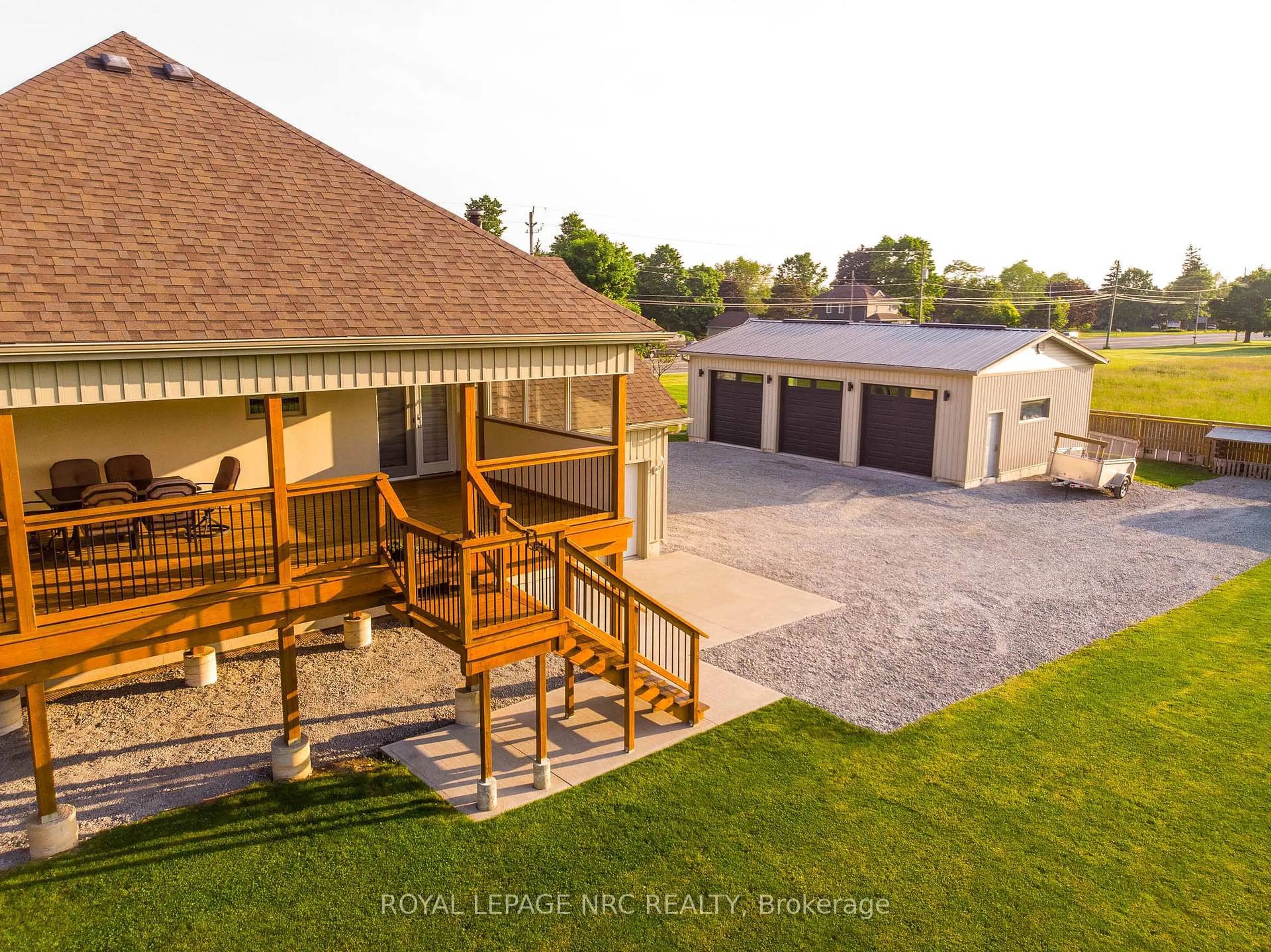 A pic from outside/outdoor area/front of a property/back of a property/a pic from drone, water/lake/river/ocean view for 2876 Highway 3, Port Colborne Ontario L3K 5V3