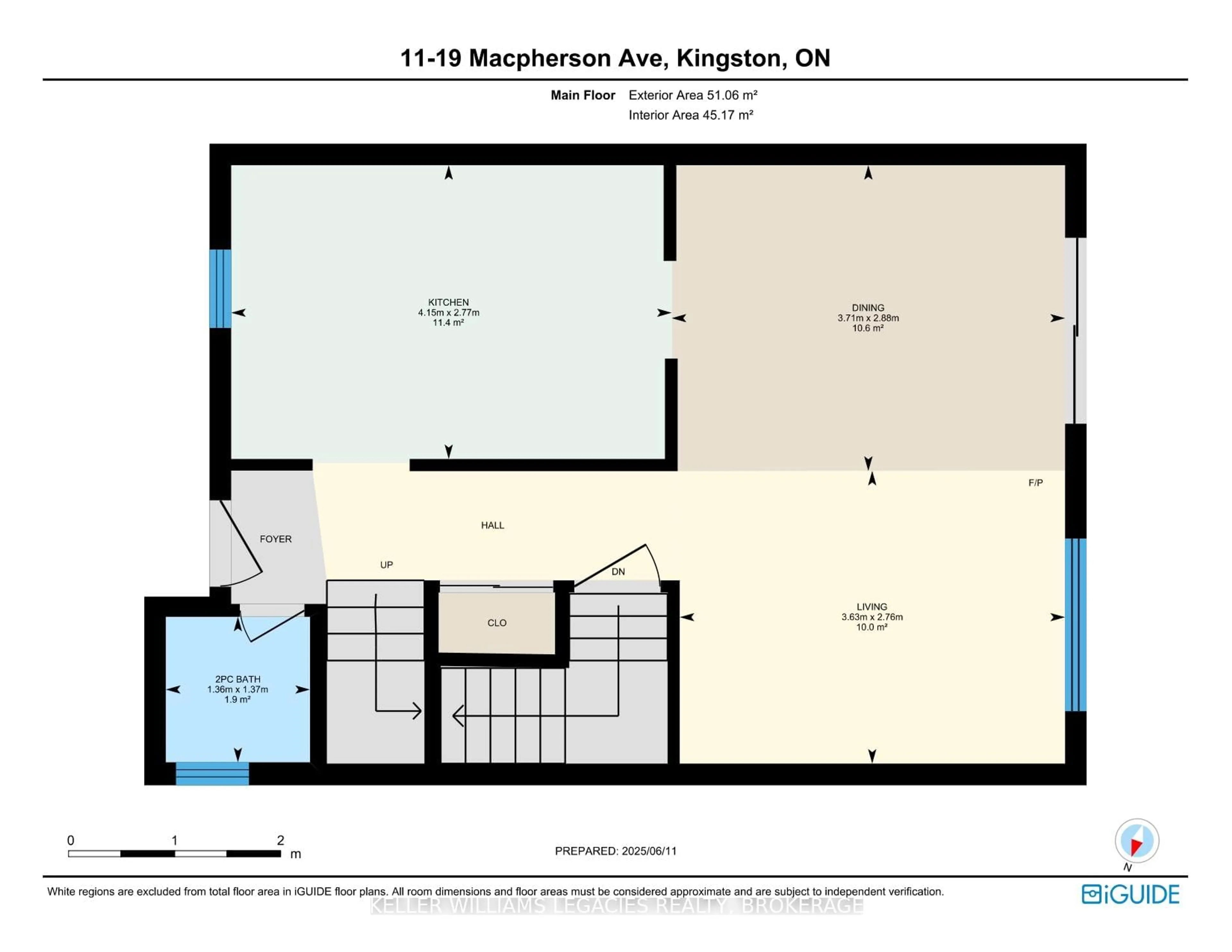Floor plan for 11-19 Macpherson Ave, Kingston Ontario K7M 6W4