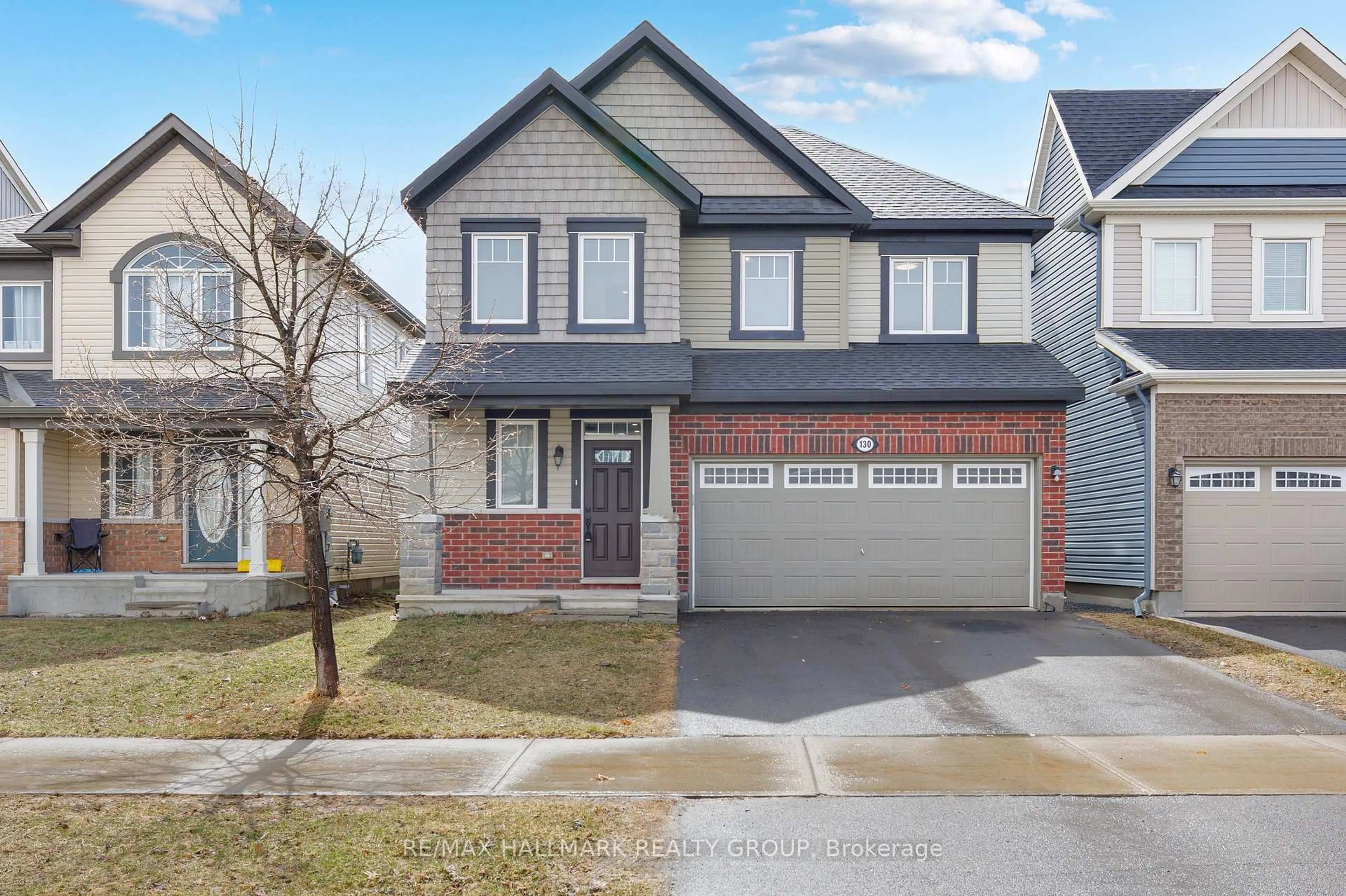 Home with brick exterior material, street for 130 Cranesbill Rd, Ottawa Ontario K2V 0J5