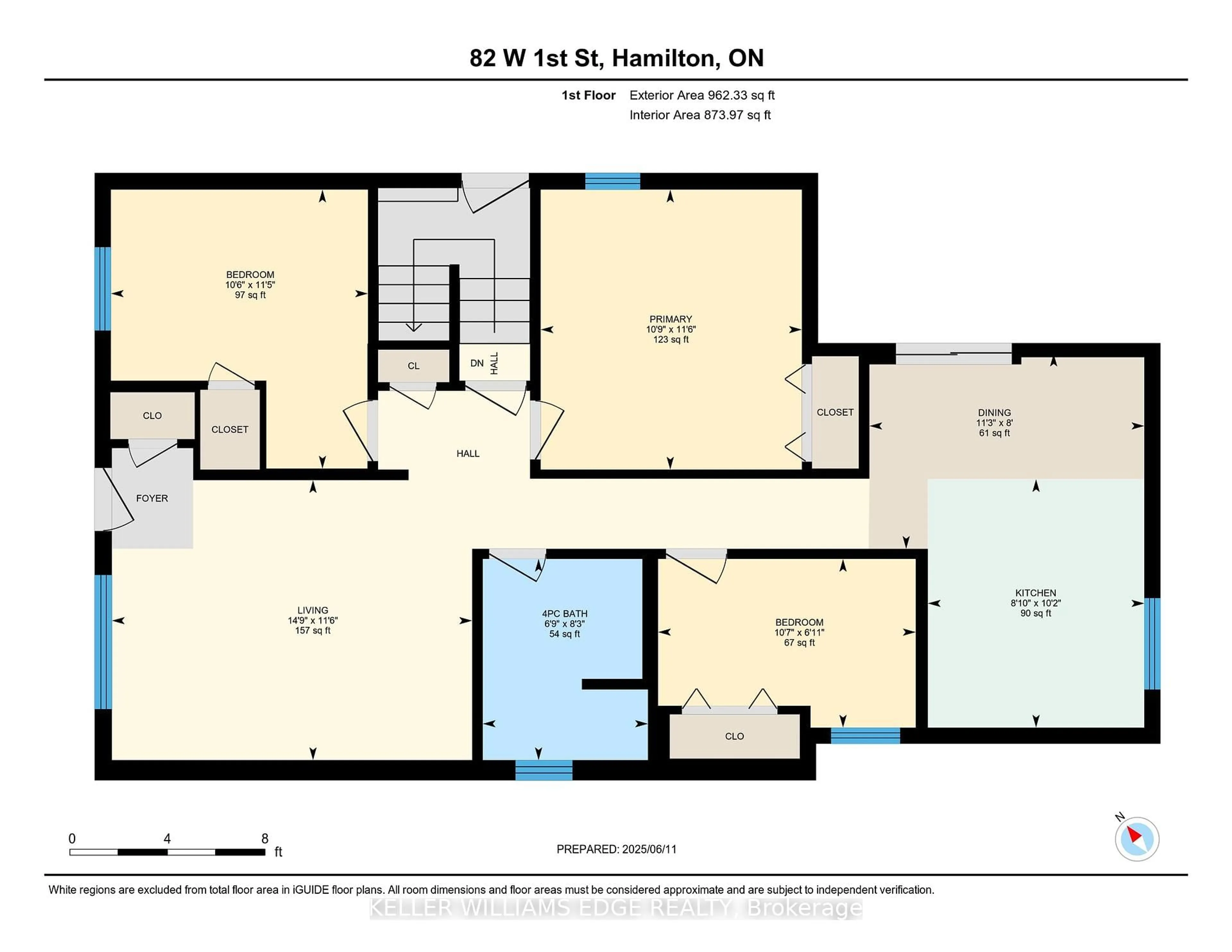 Floor plan for 82 West 1st St, Hamilton Ontario L9C 3C4