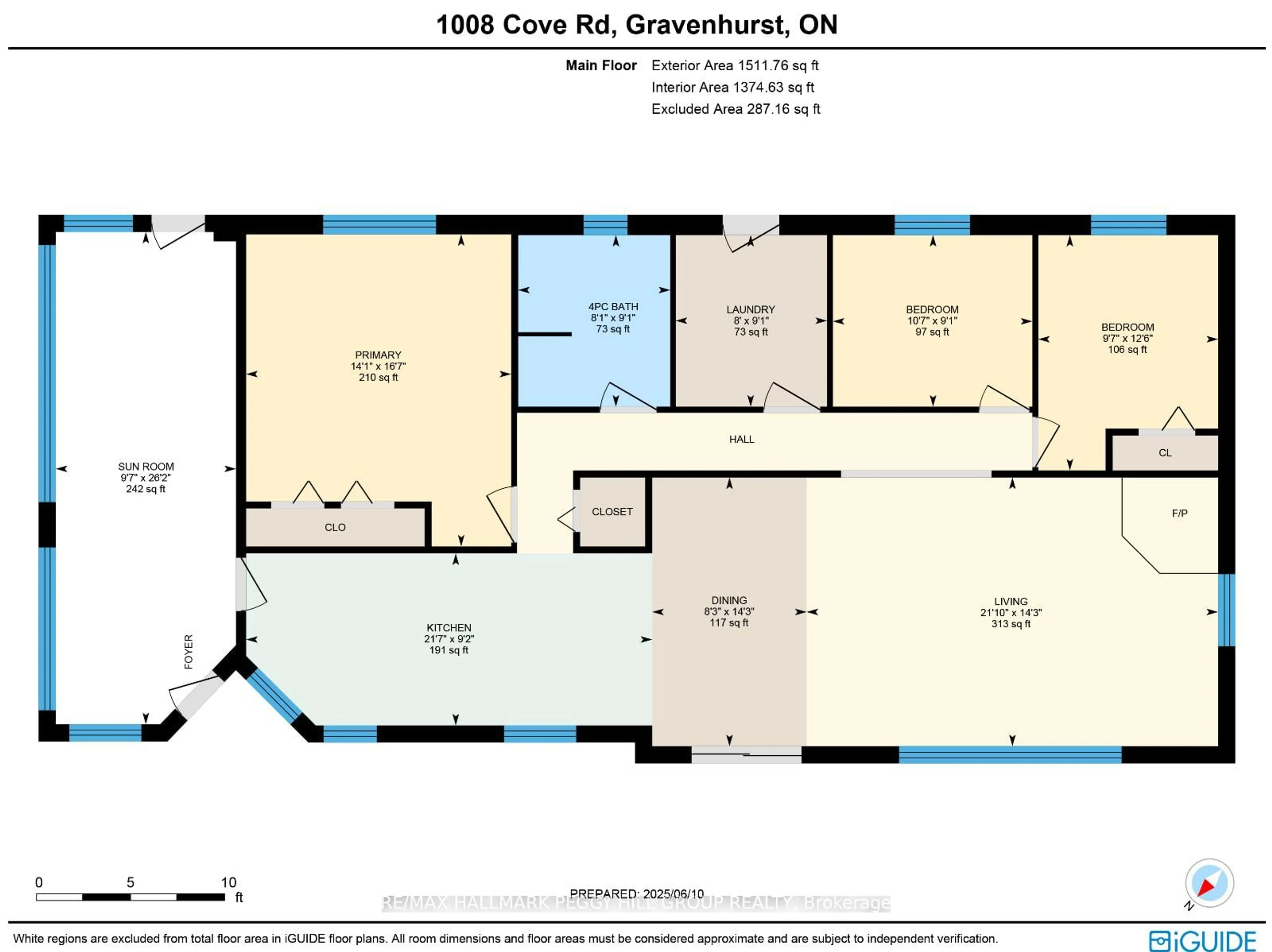 Floor plan for 1008 Cove Rd, Gravenhurst Ontario P0E 1G0