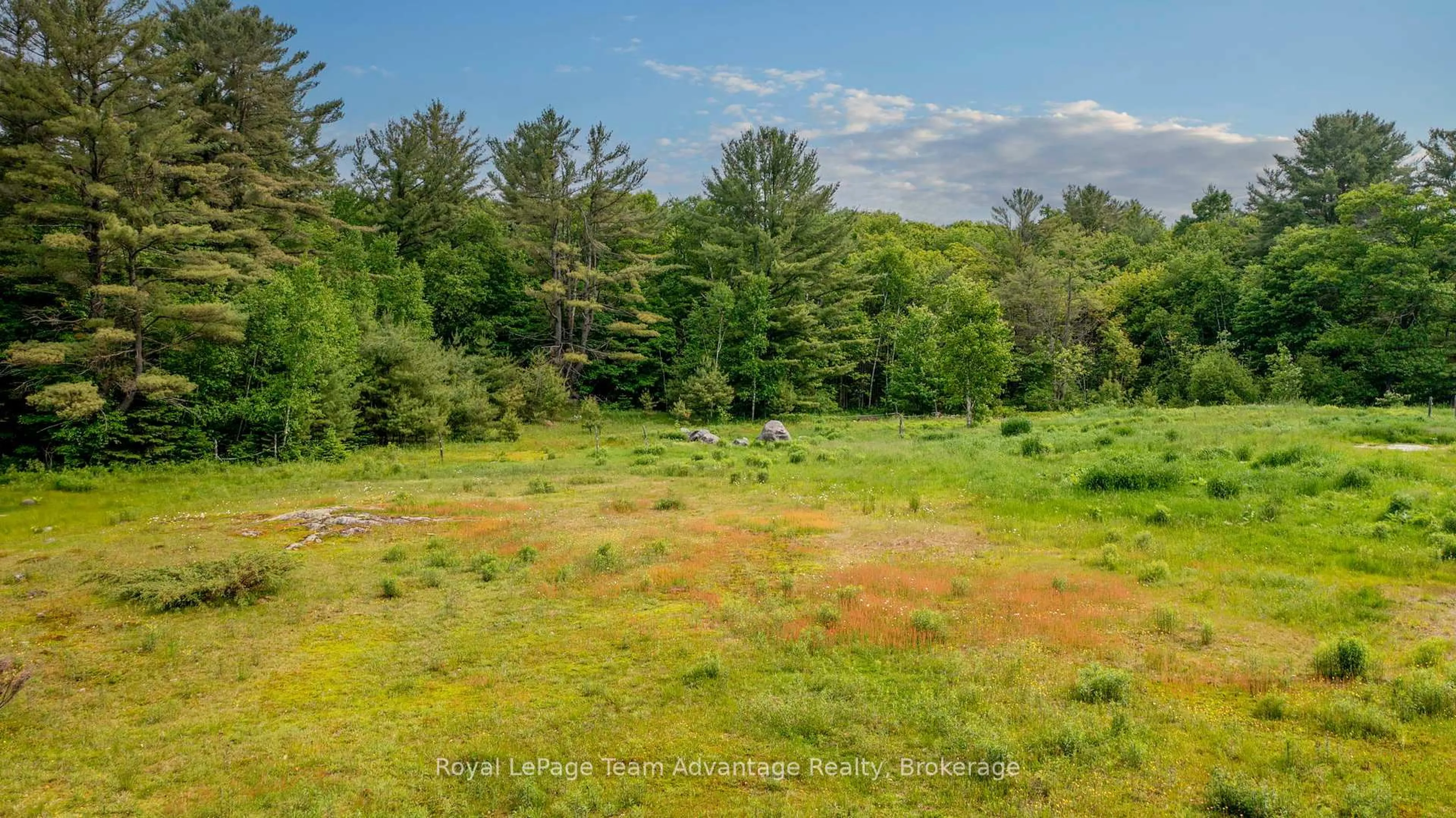 A pic from outside/outdoor area/front of a property/back of a property/a pic from drone, forest/trees view for 198 518 Highway, Seguin Ontario P2A 0B2