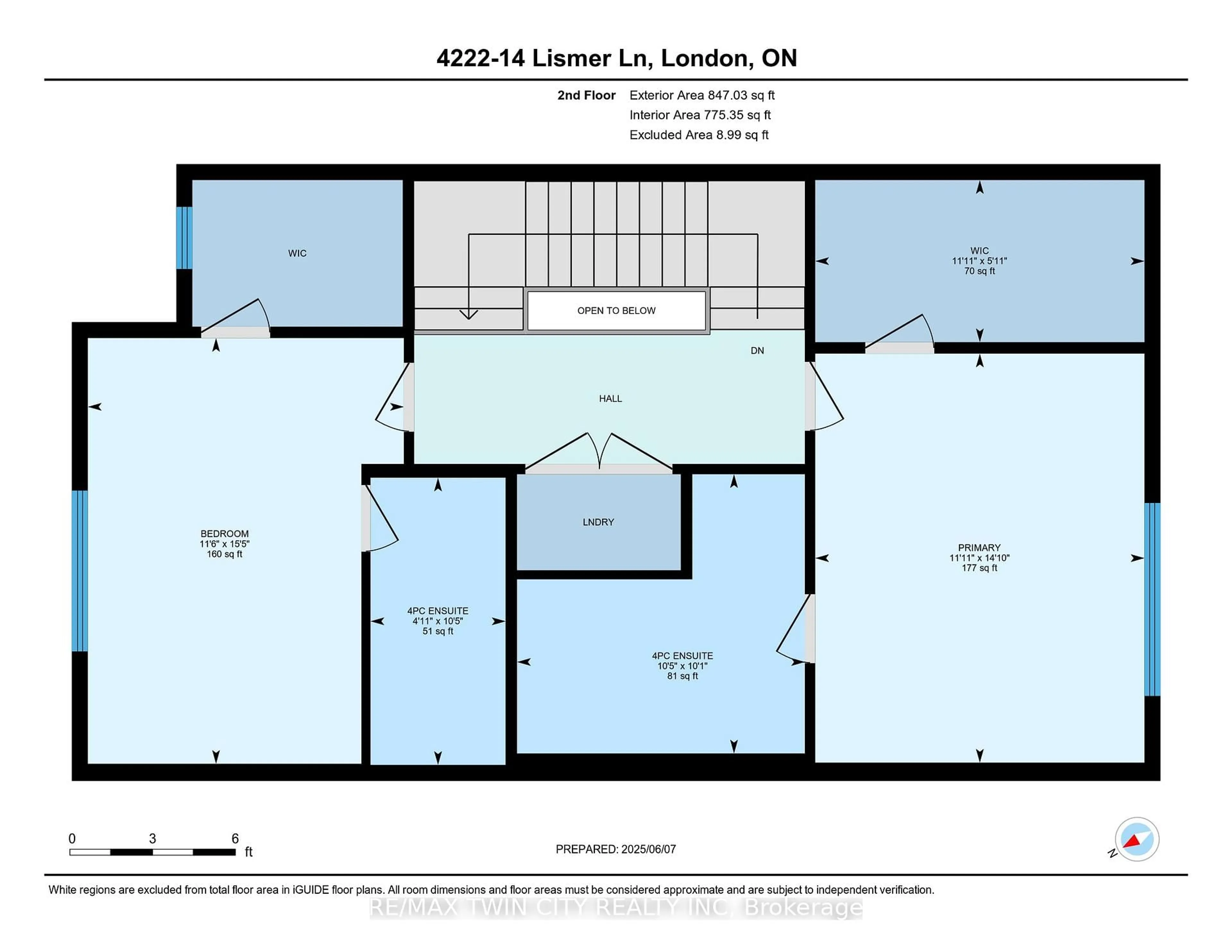 Floor plan for 4222 Lismer Lane #14, London South Ontario N6L 0H7