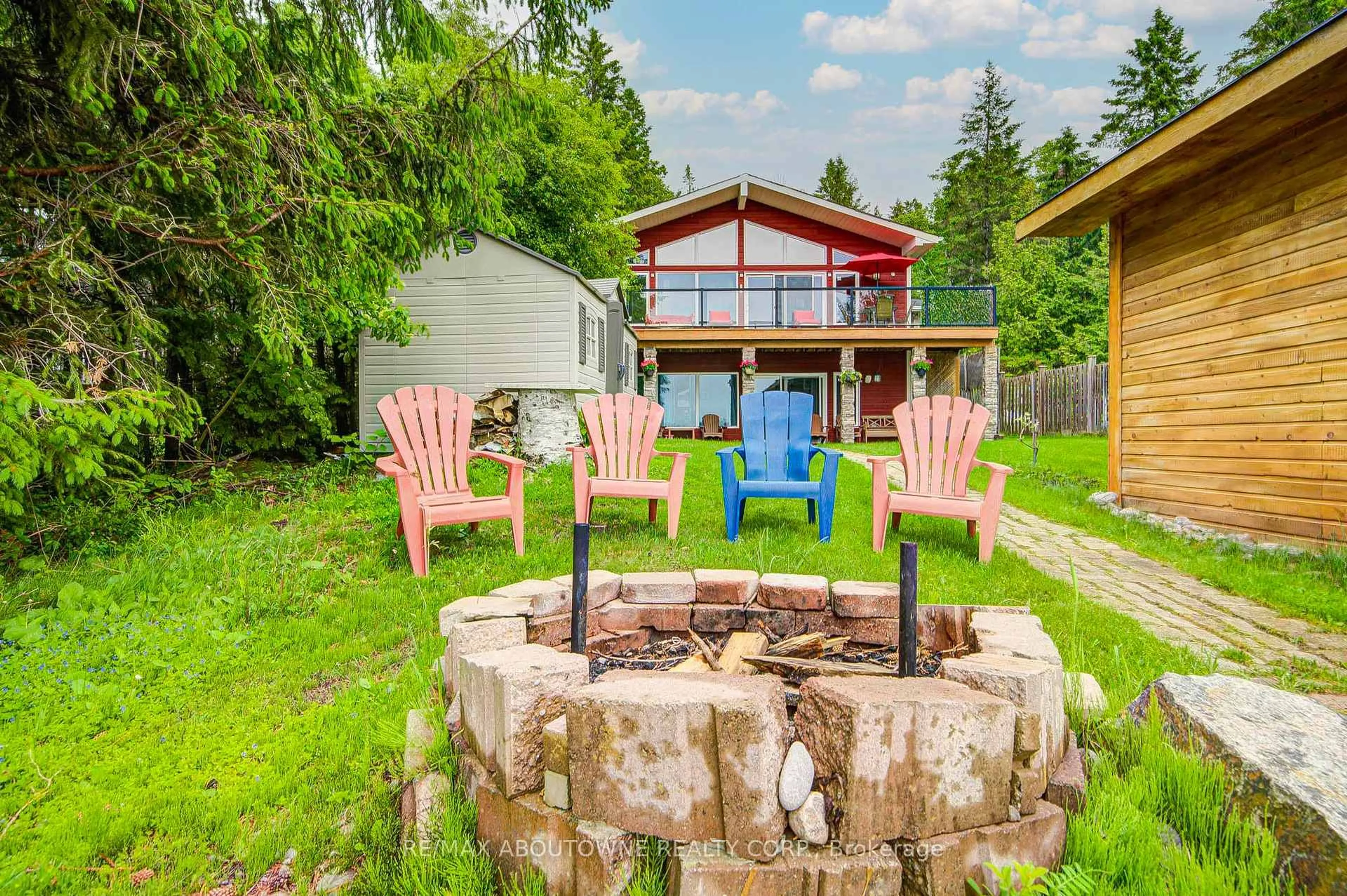 Patio, water/lake/river/ocean view for 87 Paradise Rd, Kawartha Lakes Ontario K0M 1B0