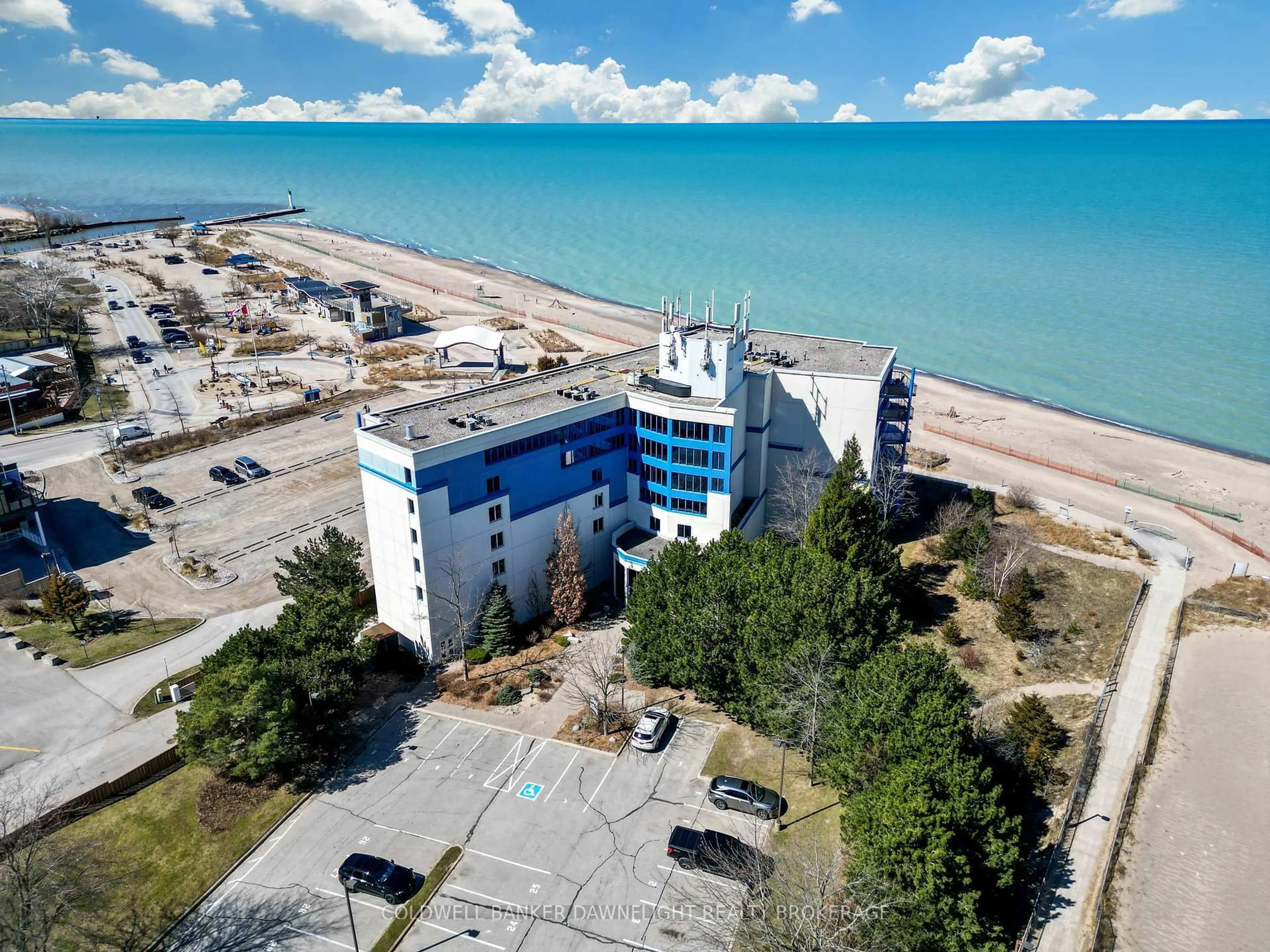 A pic from outside/outdoor area/front of a property/back of a property/a pic from drone, building for 9 PINE St #101, Lambton Shores Ontario N0M 1T0