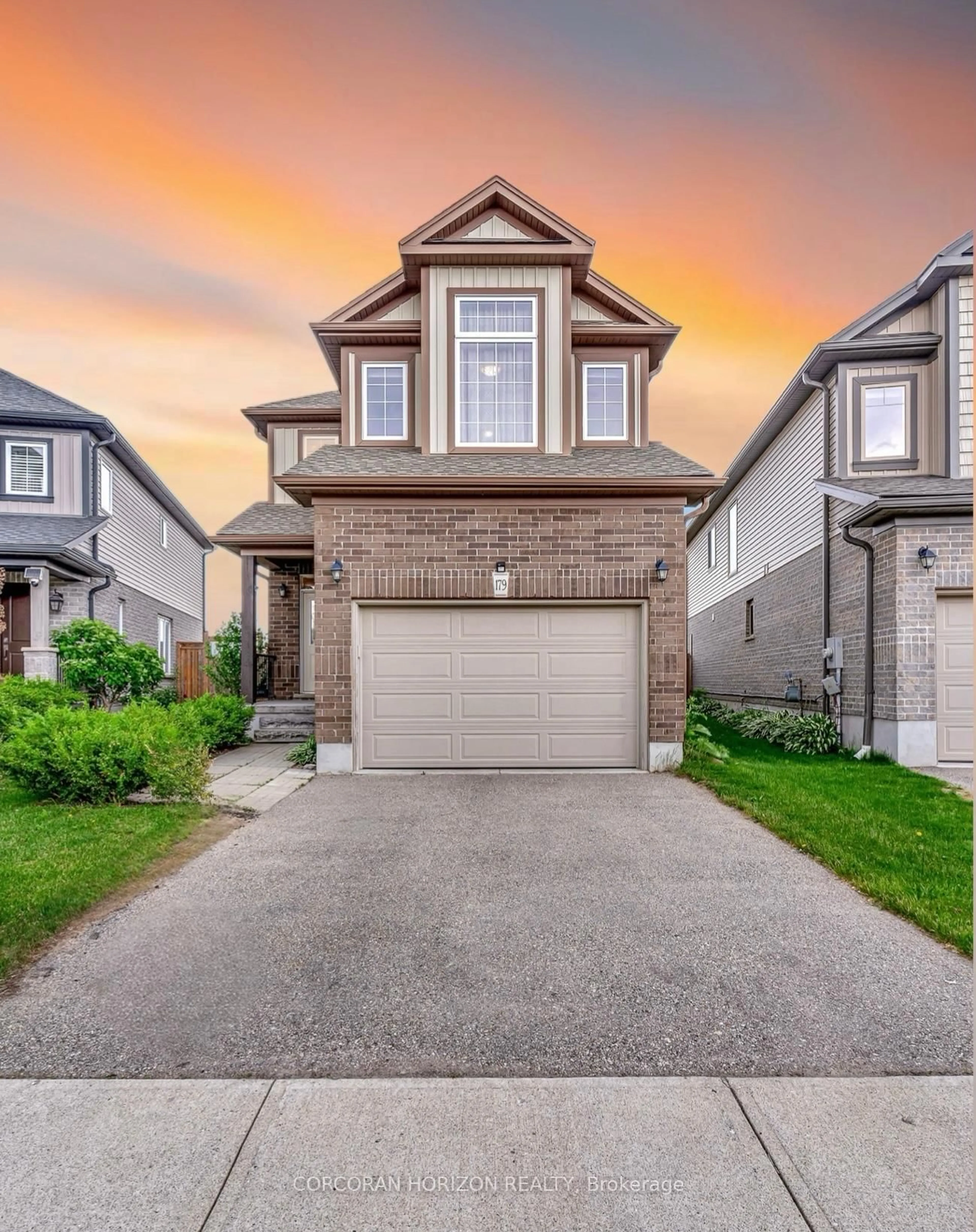 Home with brick exterior material, street for 179 Templewood Dr, Kitchener Ontario N2R 0H5