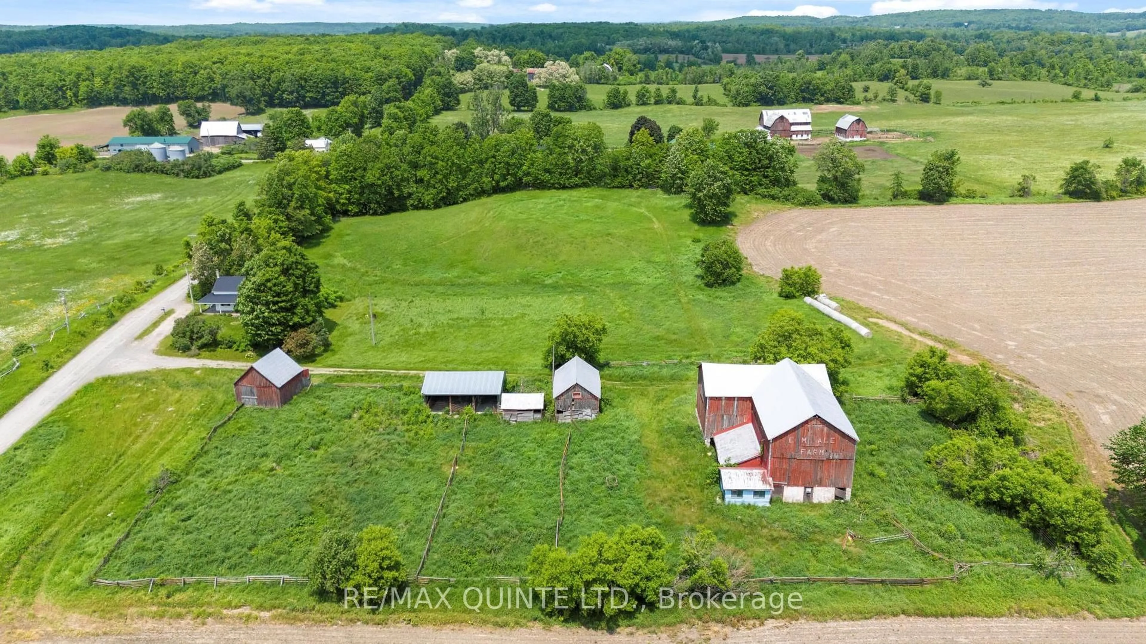 A pic from outside/outdoor area/front of a property/back of a property/a pic from drone, unknown for 166 Pigden Rd, Madoc Ontario K0K 2K0