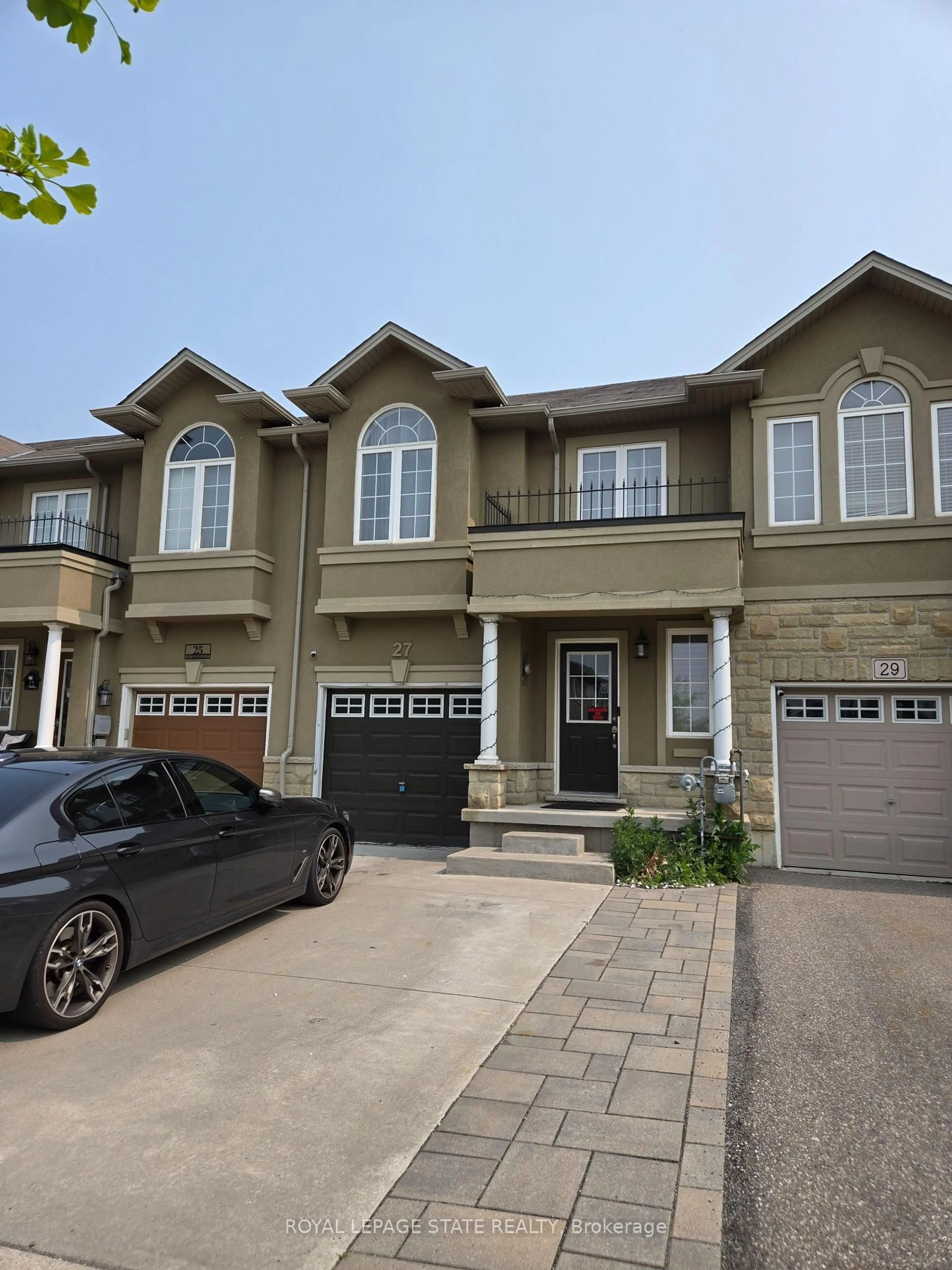 Home with brick exterior material, street for 27 Waterbridge St, Hamilton Ontario L8J 0E3