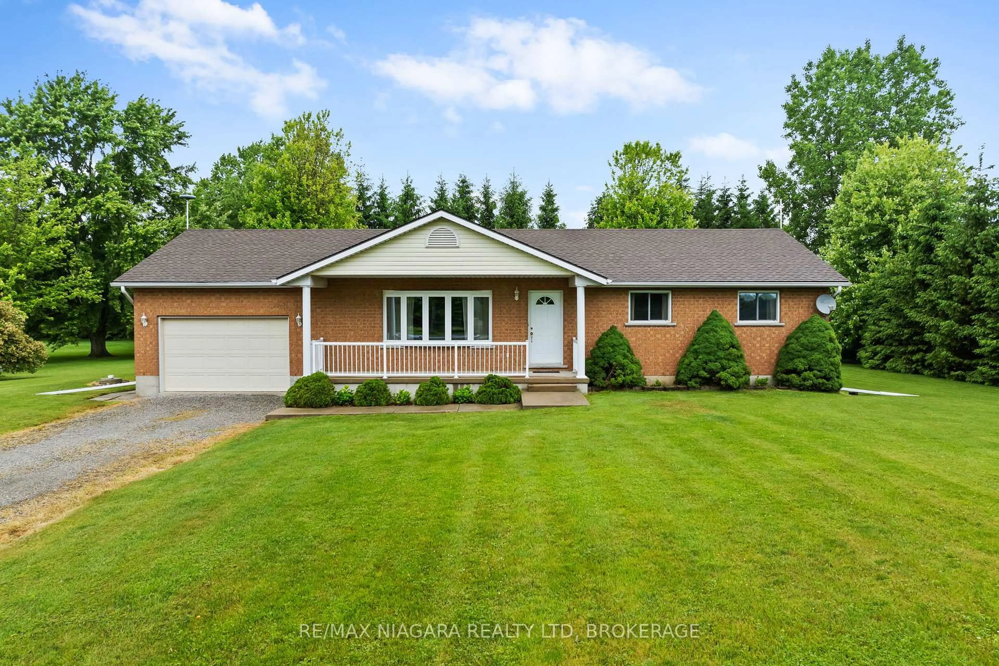 Home with brick exterior material, street for 33648 Bell Rd, Wainfleet Ontario L0S 1V0
