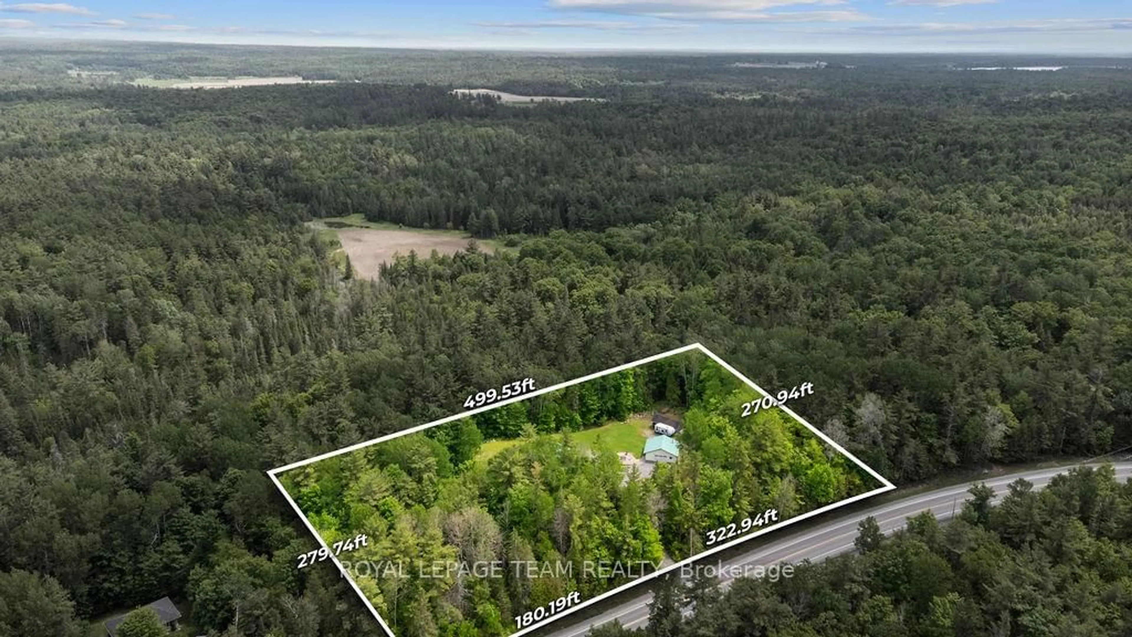 A pic from outside/outdoor area/front of a property/back of a property/a pic from drone, forest/trees view for 2442 White Lake Rd, Arnprior Ontario K7S 3G9