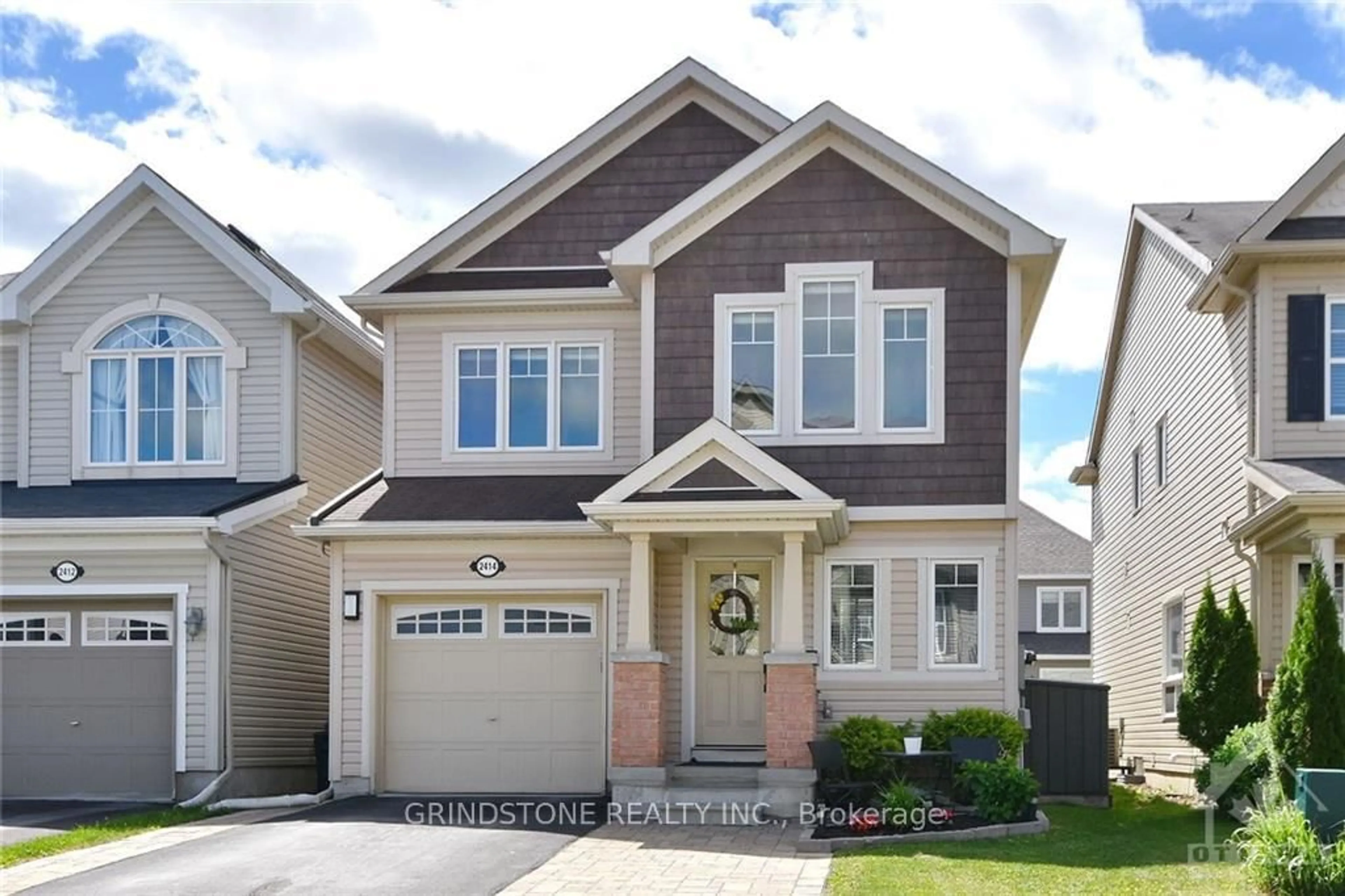Home with vinyl exterior material, street for 2414 NUTGROVE Ave, Ottawa Ontario K2J 0W9
