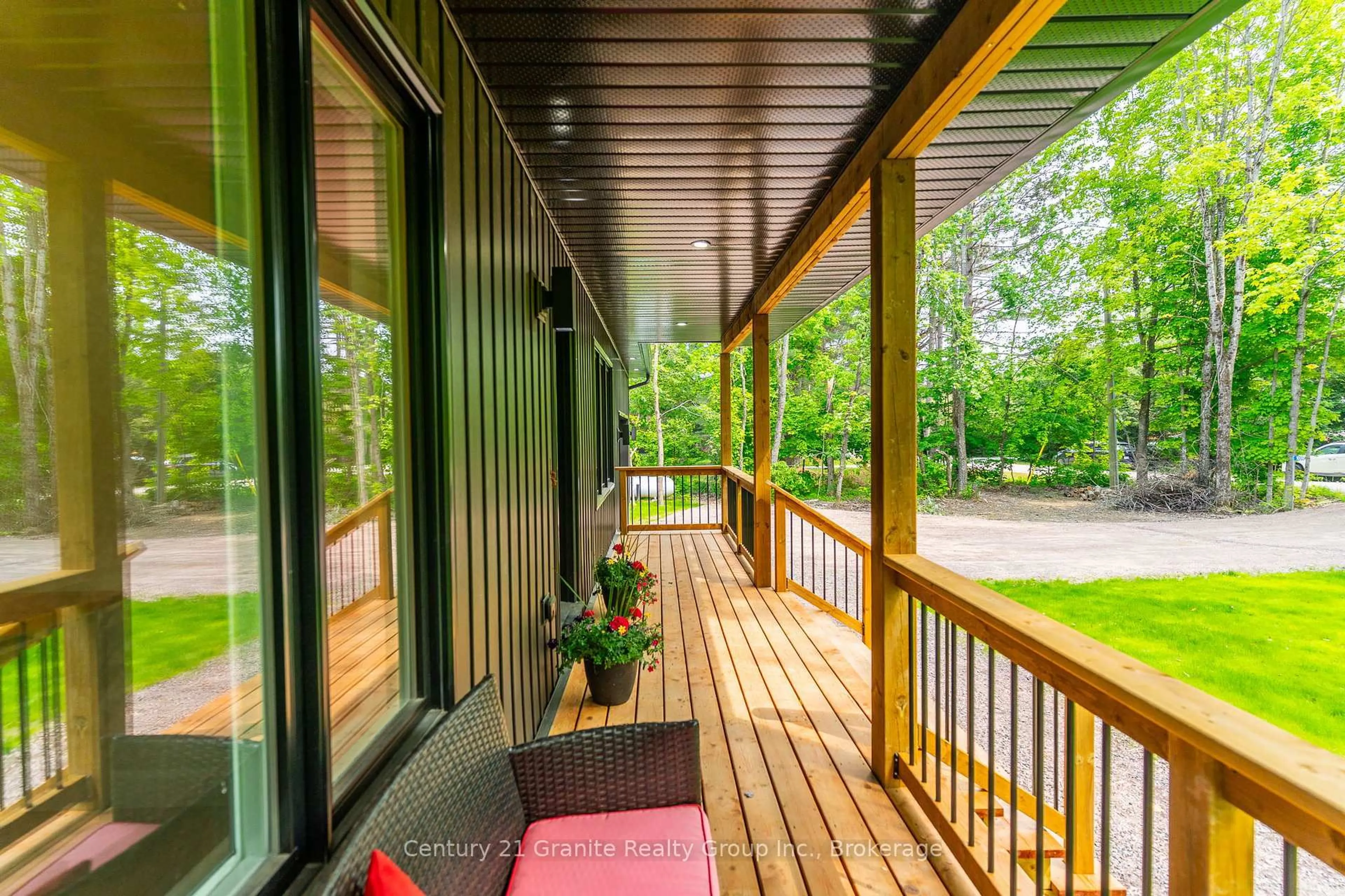 Patio, forest/trees view for 1009 Hyacinth Rd, Minden Hills Ontario K0M 2K0