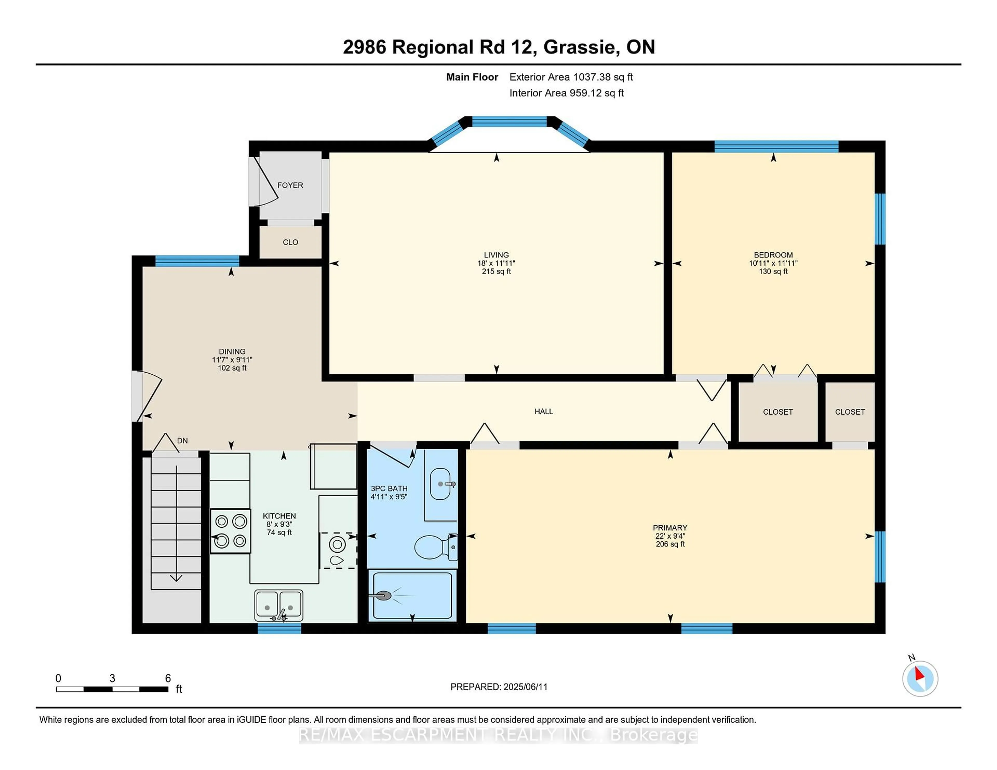 Floor plan for 2986 Regional Rd 12, Grimsby Ontario L0R 1M0