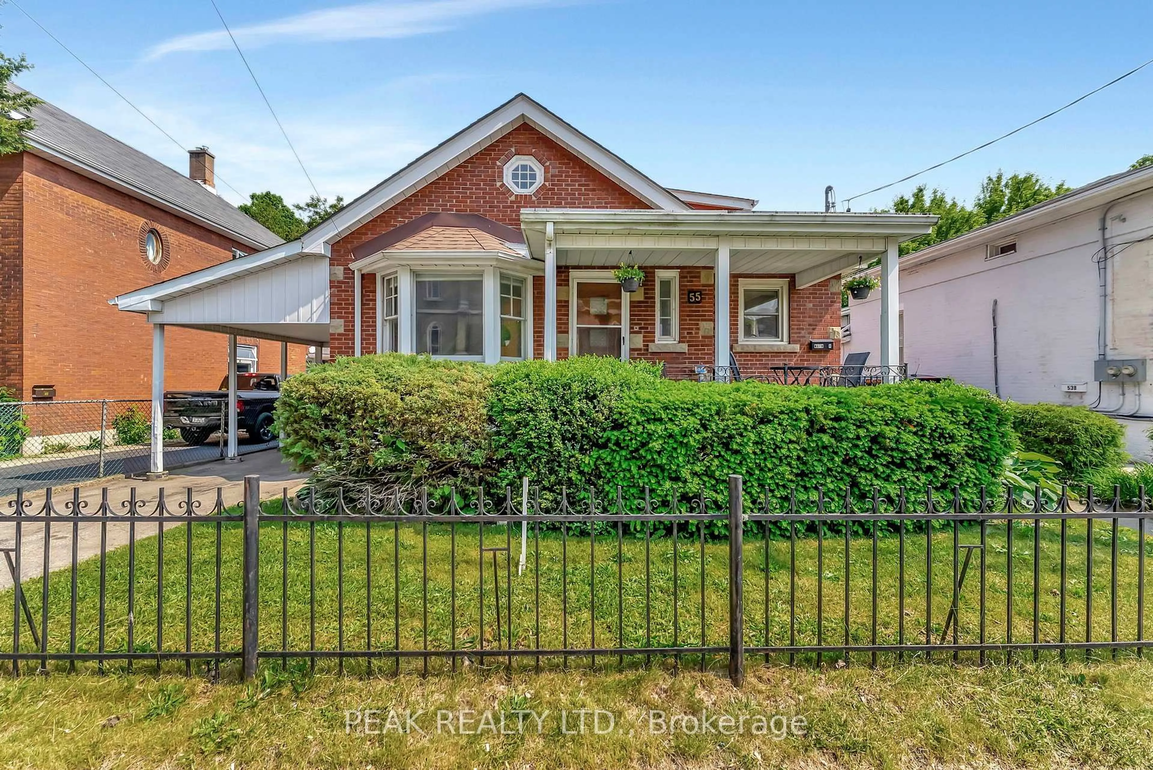 Home with brick exterior material, street for 55 Palace St, Brantford Ontario N3T 3W8