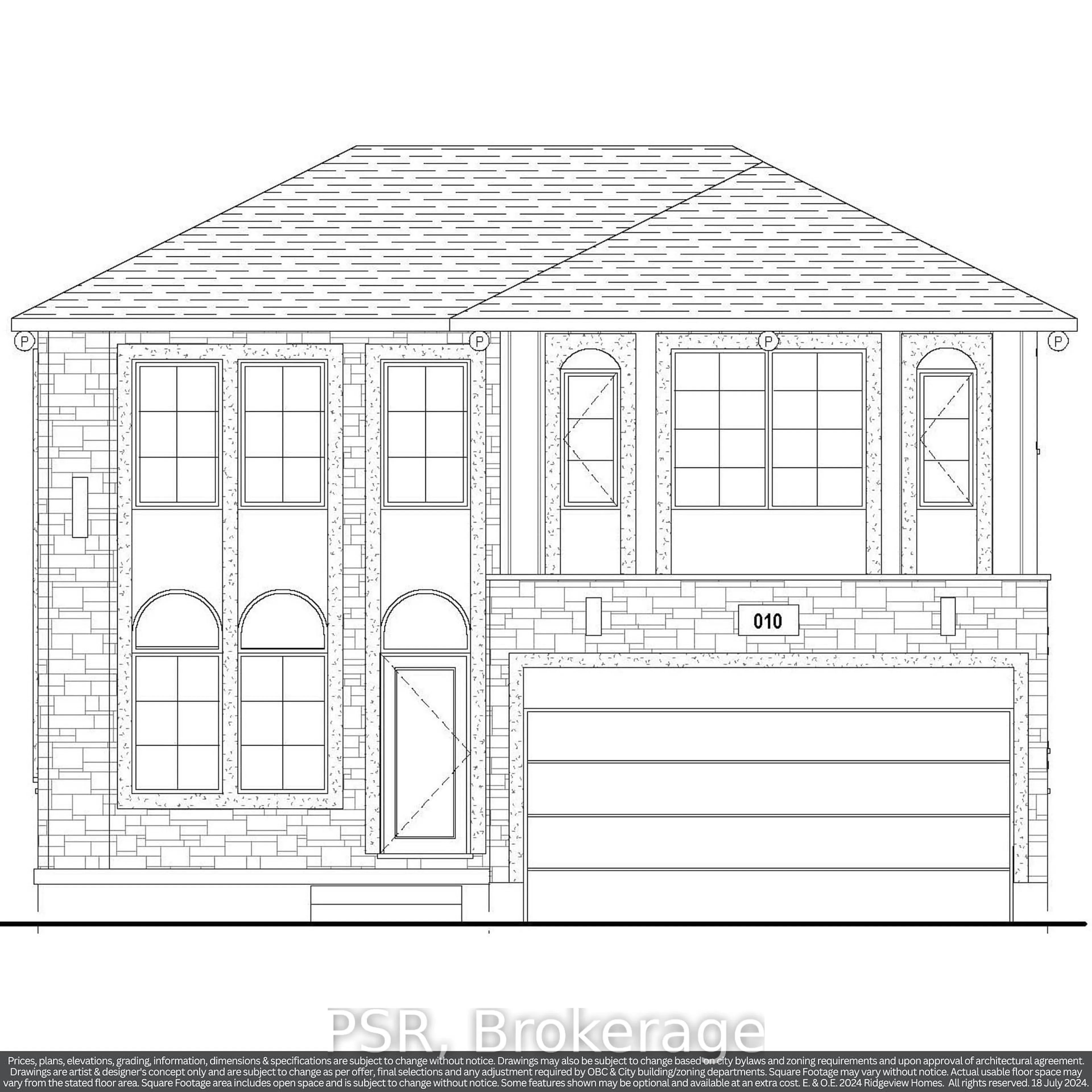 Home with brick exterior material, building for Lot 23 136 Rivergreen Cres, Cambridge Ontario N1S 0G1