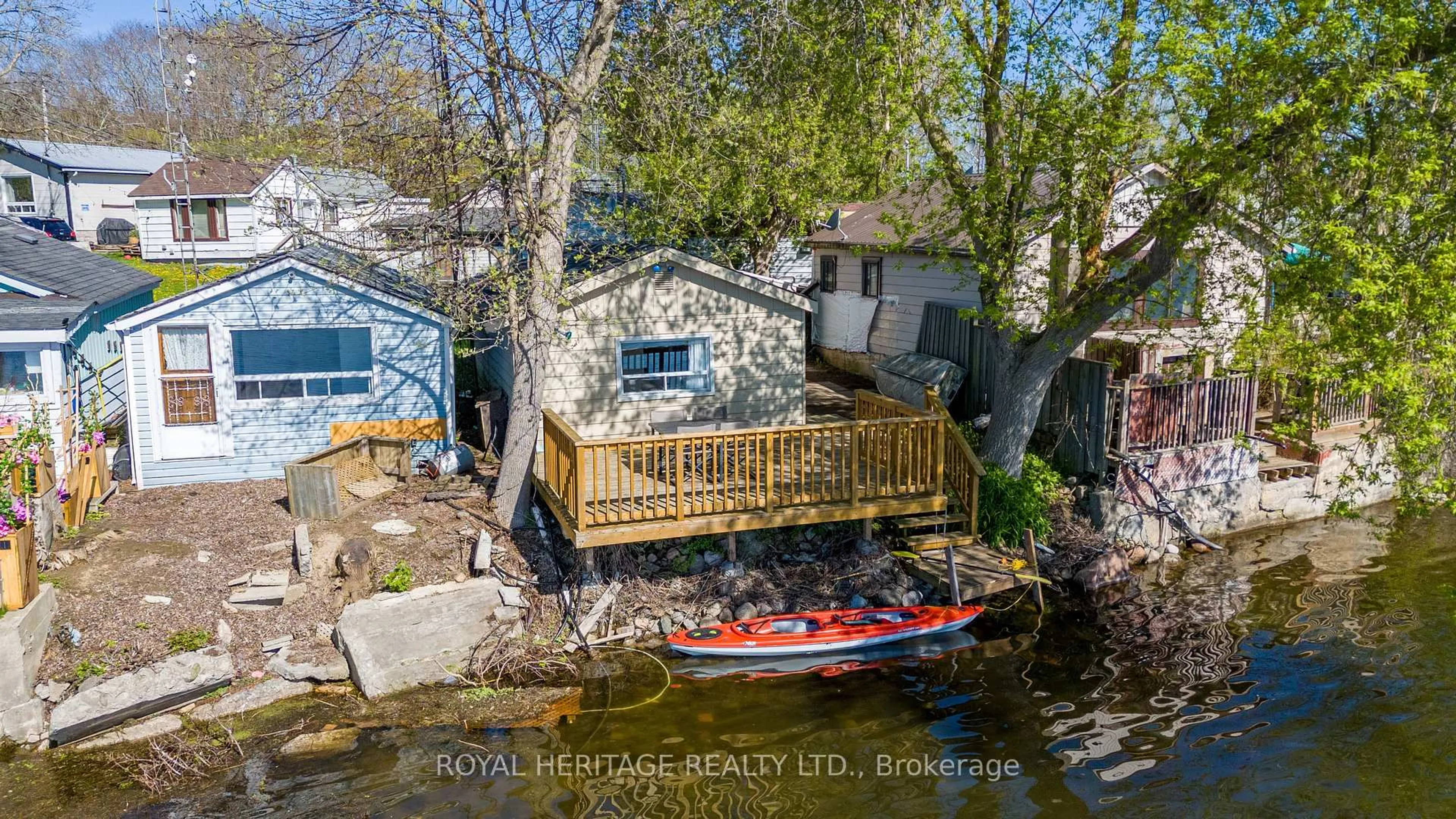 A pic from outside/outdoor area/front of a property/back of a property/a pic from drone, water/lake/river/ocean view for 117e Wood Duck Rd, Otonabee-South Monaghan Ontario K0L 1B0