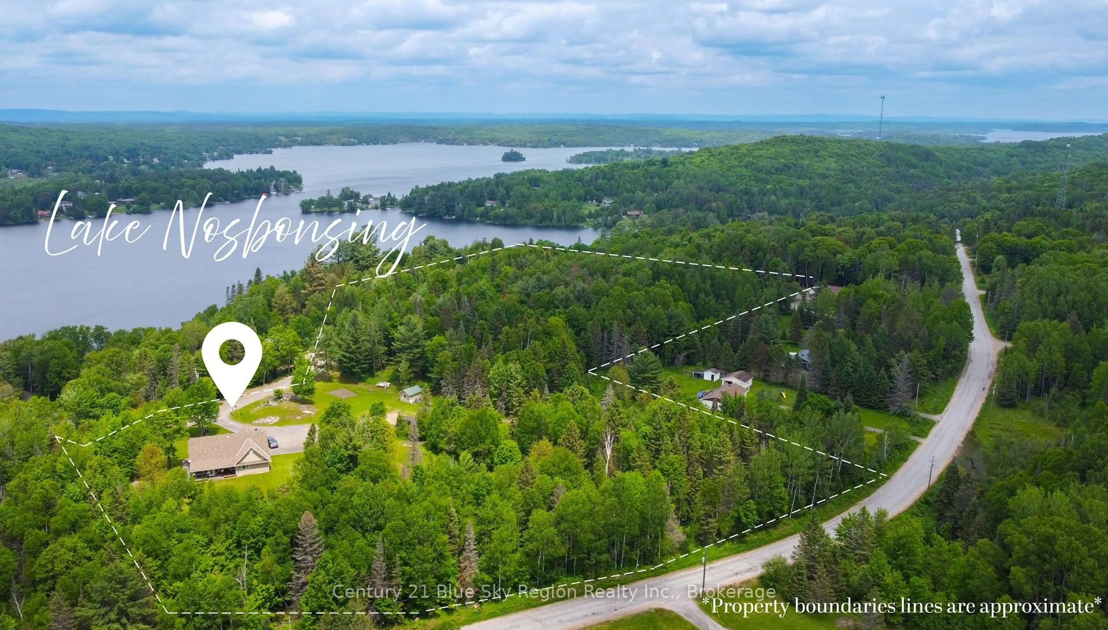 A pic from outside/outdoor area/front of a property/back of a property/a pic from drone, water/lake/river/ocean view for 117 Pargeter Dr, East Ferris Ontario P0H 1B0