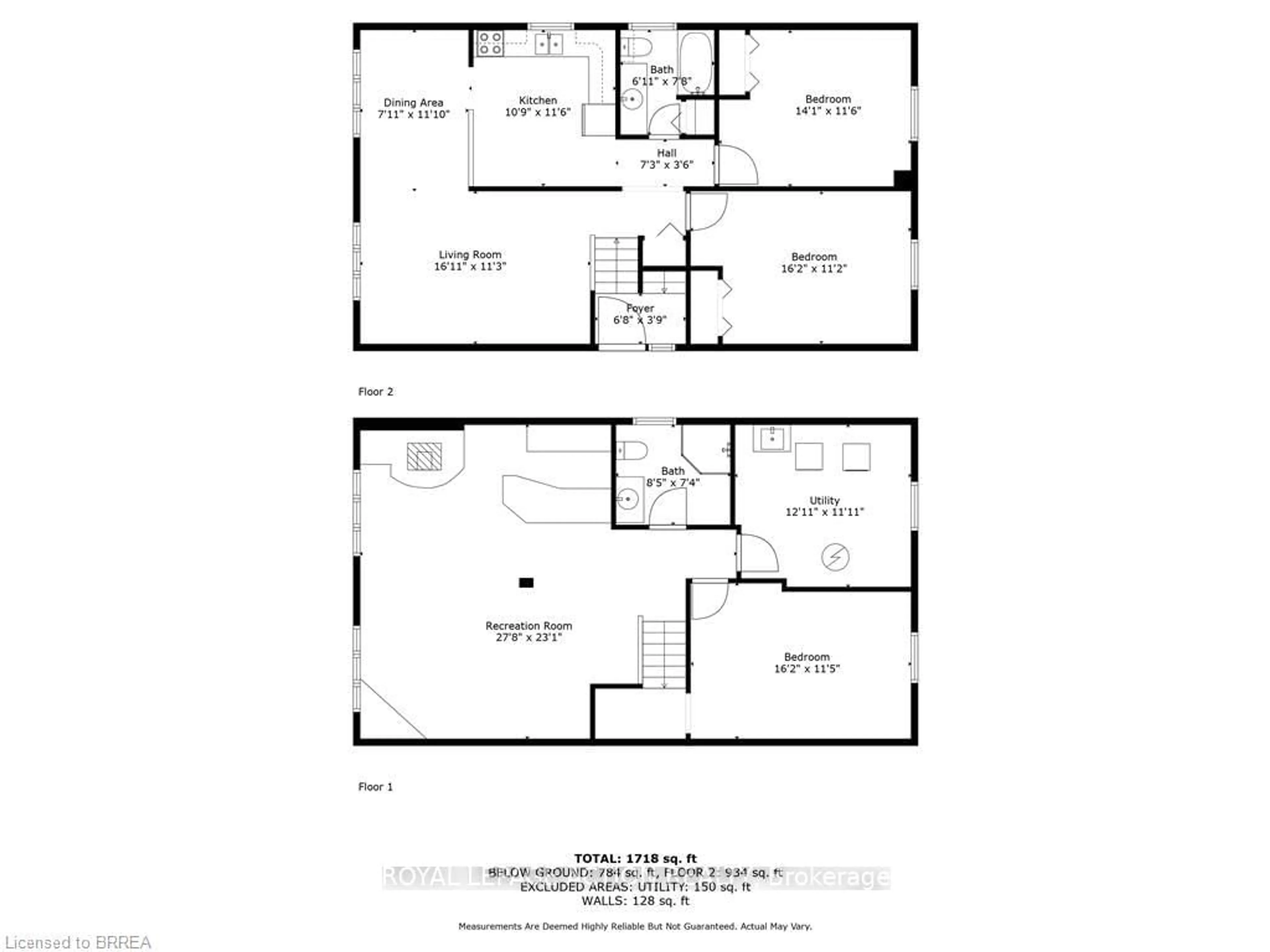 Floor plan for 31 Osijek Cres, Brantford Ontario N3P 1Z4